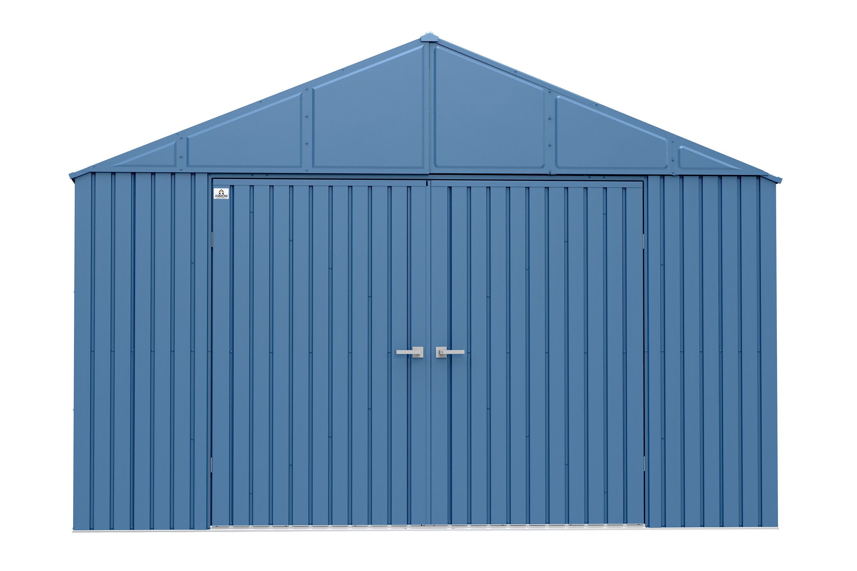 Elite 12' x 12' Blue Grey Steel Storage Shed Kit