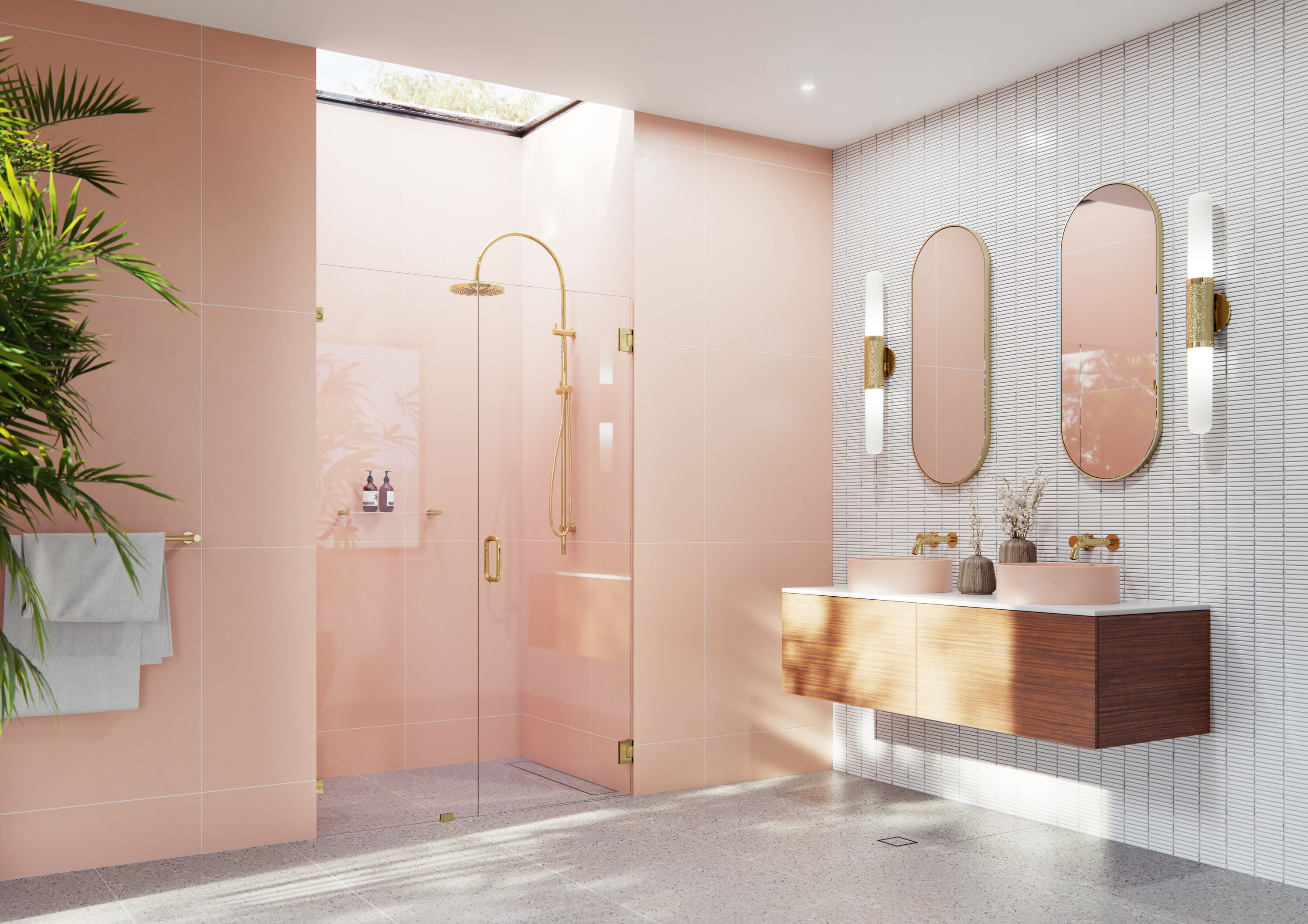 Glass Warehouse GW-WH-54-75-PB Shower-Doors - View #3
