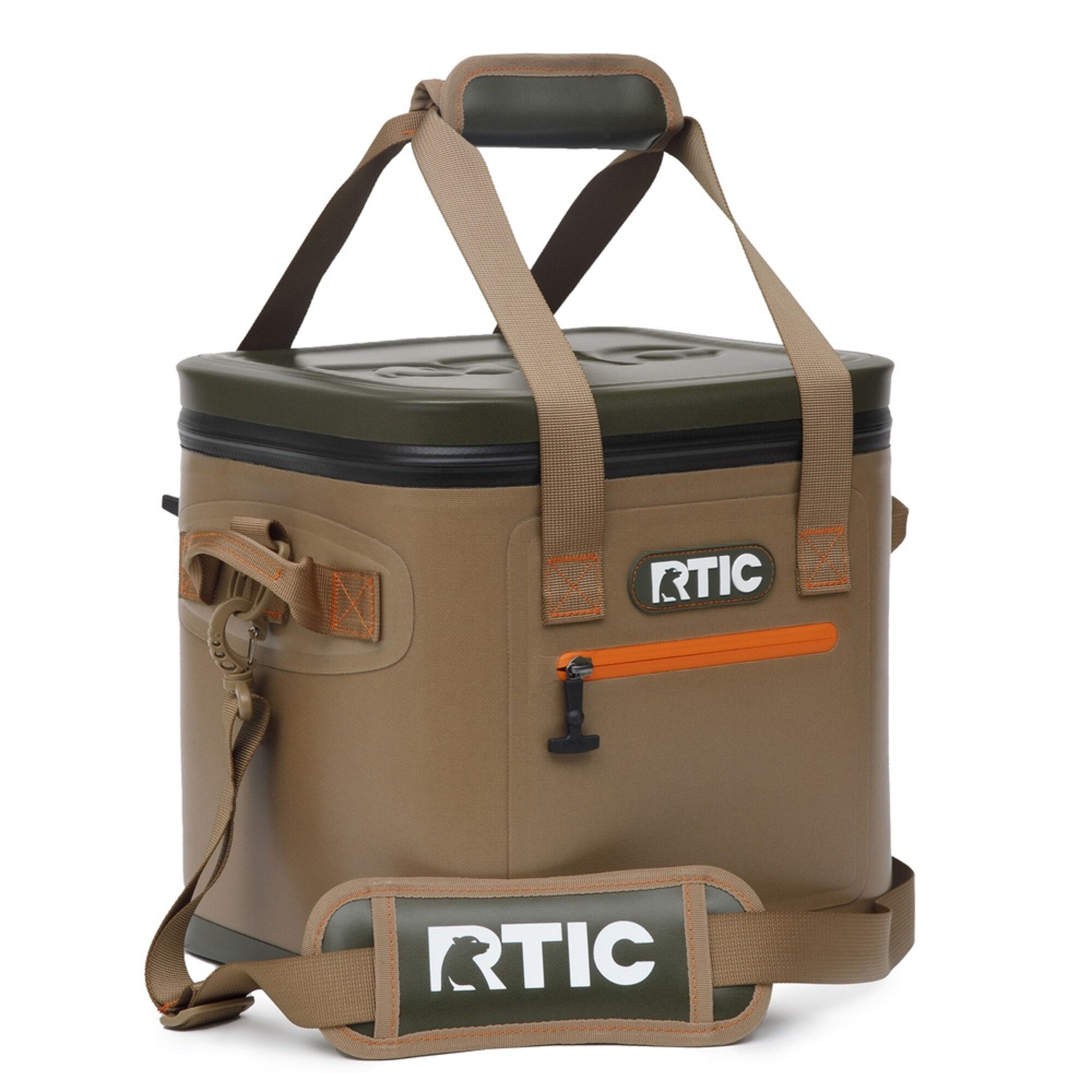 rtic 20 oz water bottle insulated Brown Tan