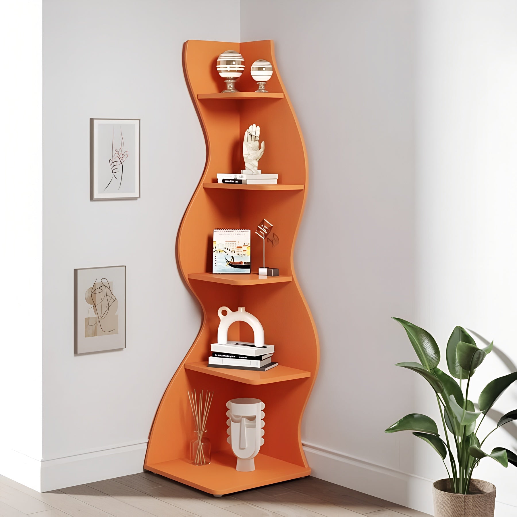 Tribesigns HOGA-J0323 bookcases - View #2