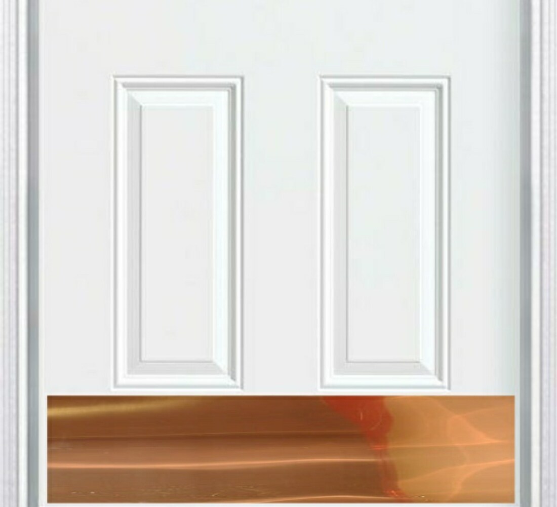 Copper Door Finger Plate 