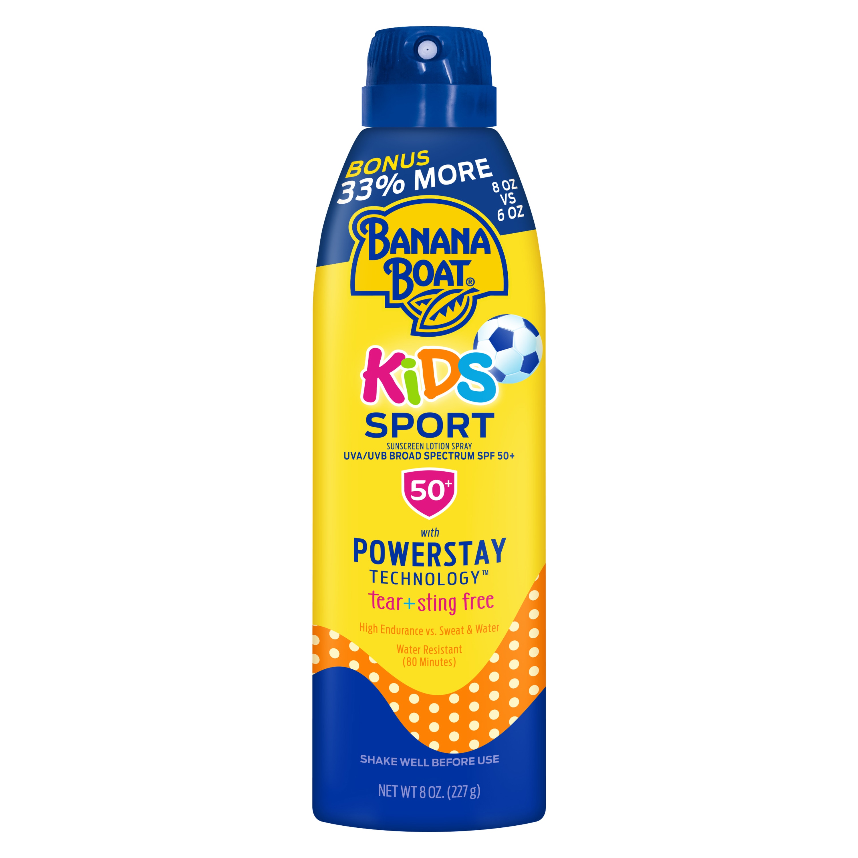 Banana Boat X301311900 Bb Kids Sport Spf 50+ Ultra Mist Spray, 8-oz