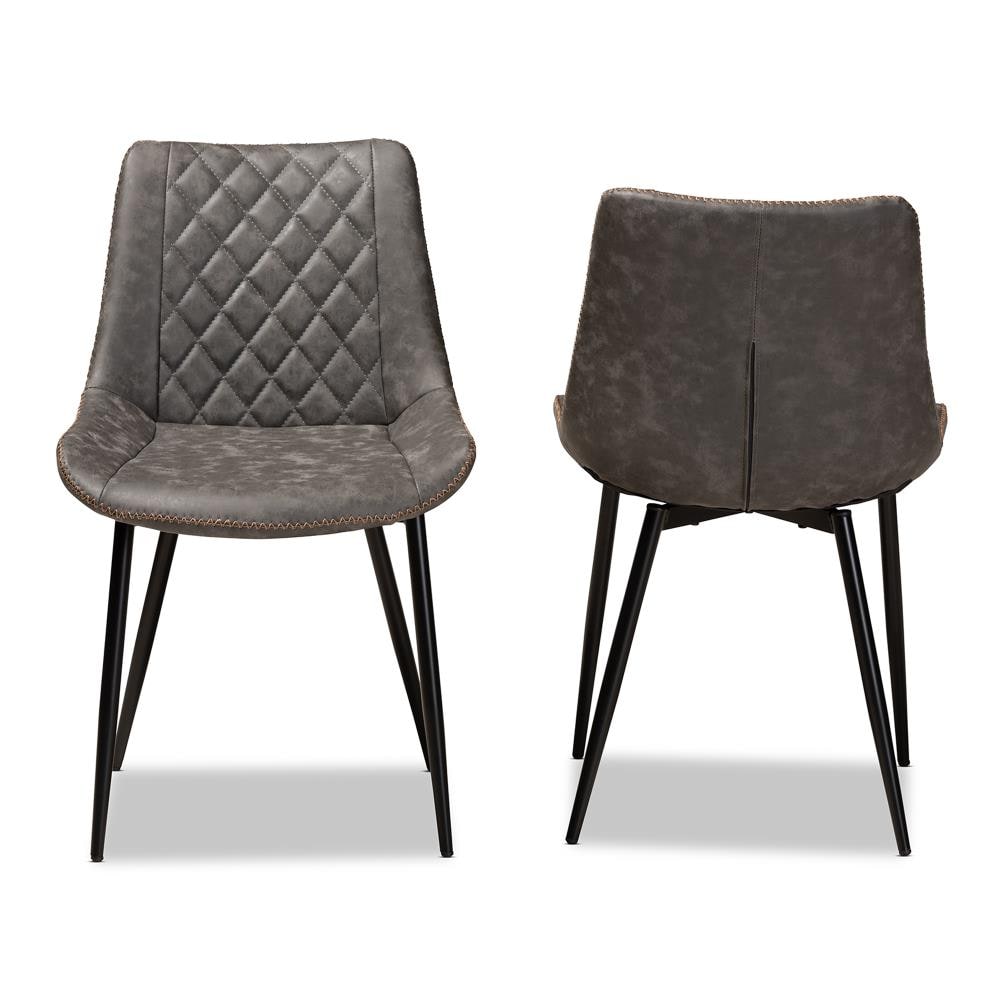 Baxton Studio 160-2PC-10508-LW Dining-Chairs - View #2