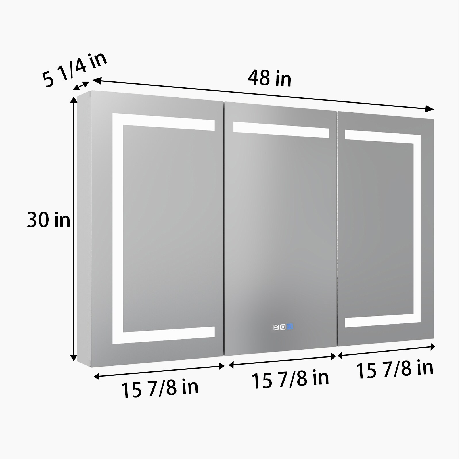 ExBrite MC3636V11DX Bathroom-Medicine-Cabinets - View #4