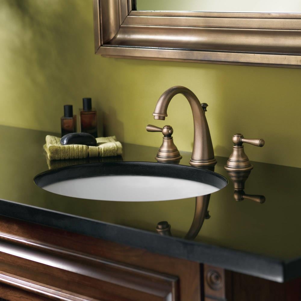 Moen Kingsley Chrome Widespread 2-Handle WaterSense Bathroom Sink ...