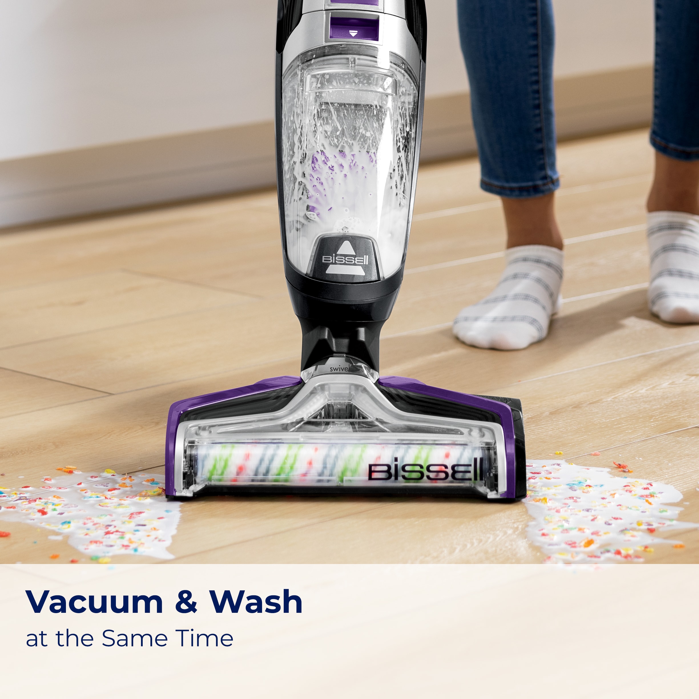 BISSELL CrossWave Pet Pro Multi Surface Wet Dry Vac 25-ft Steam Mop 2306A Sansujyuku sansujyuku.com