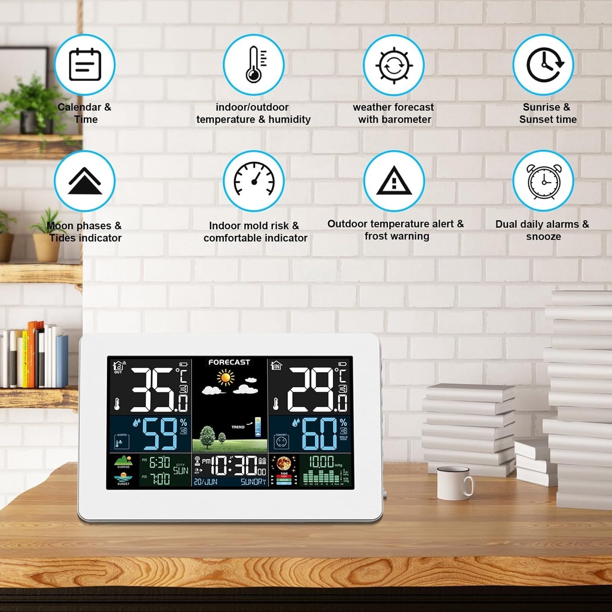 Numhew NHDREW43774 Digital-Weather-Stations - View #3
