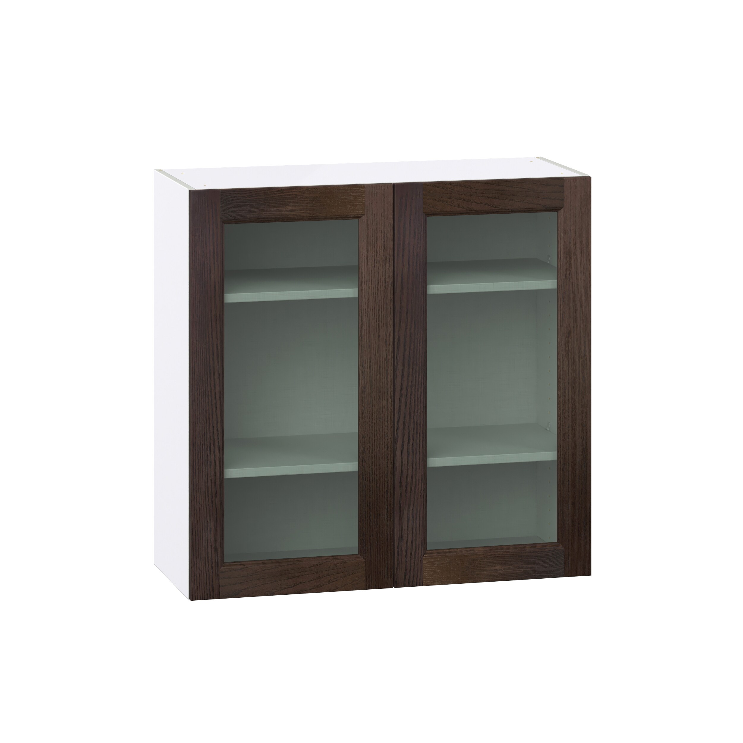 Hugo&Borg DSWG3635-MO Montclaire 36-in W x 35-in H x 14-in D Wood Wall Fully assembled Cabinet (Glass Panel Shaker)