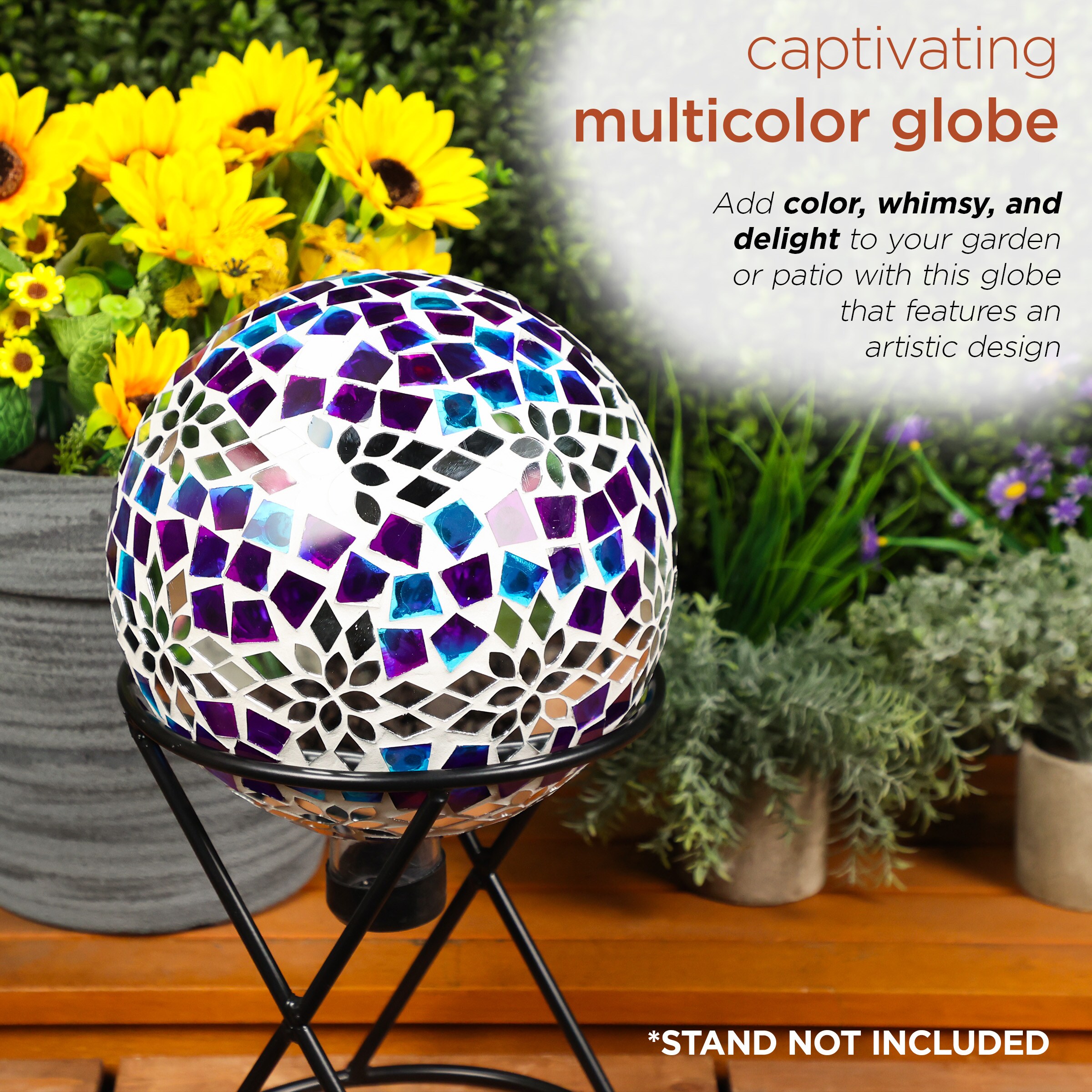 Alpine Corporation HMD218 Gazing-Ball-Stand - View #9