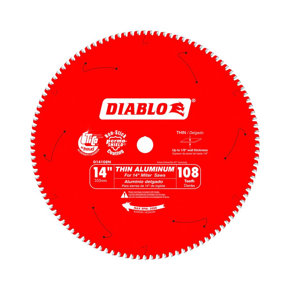Diablo ACHR149104  2005959 14 in. dia. x 1 in. Carbide Circular Saw Blade 108 Teeth