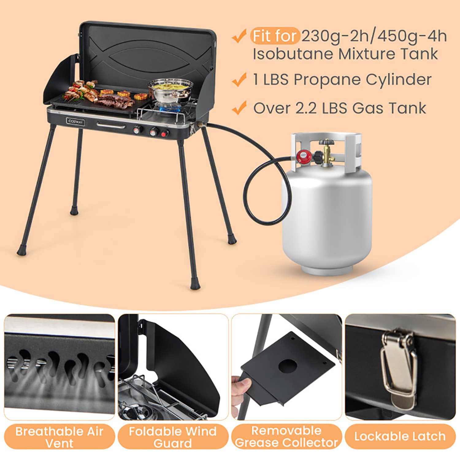 GZMR MO-NP10678DK Tabletop-Grills - View #9