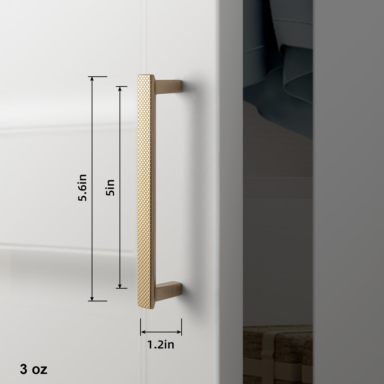 Miaokesen 2307UBR-128 Cabinet-Pulls - View #2
