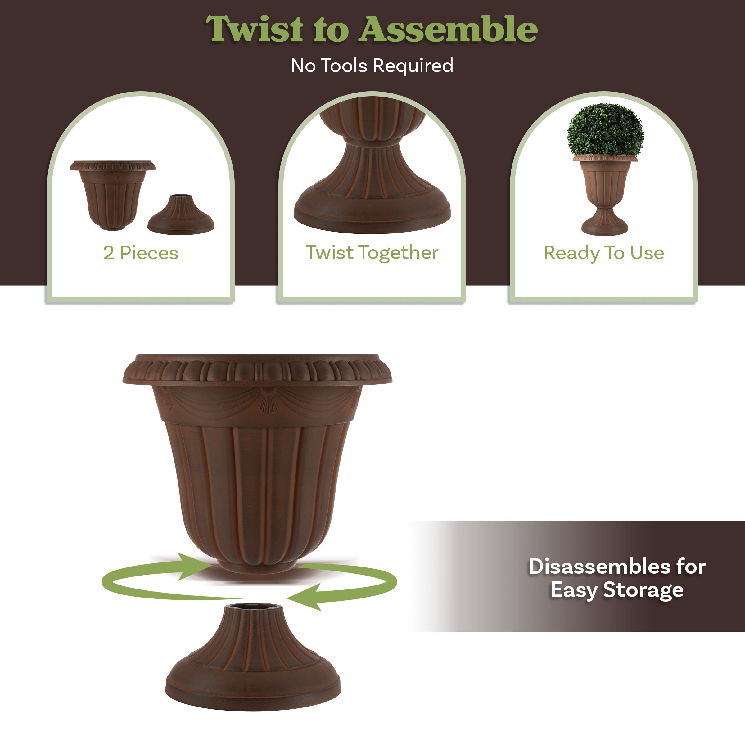 Pure Garden 50-LG1427 Planter-Window-Box - View #3