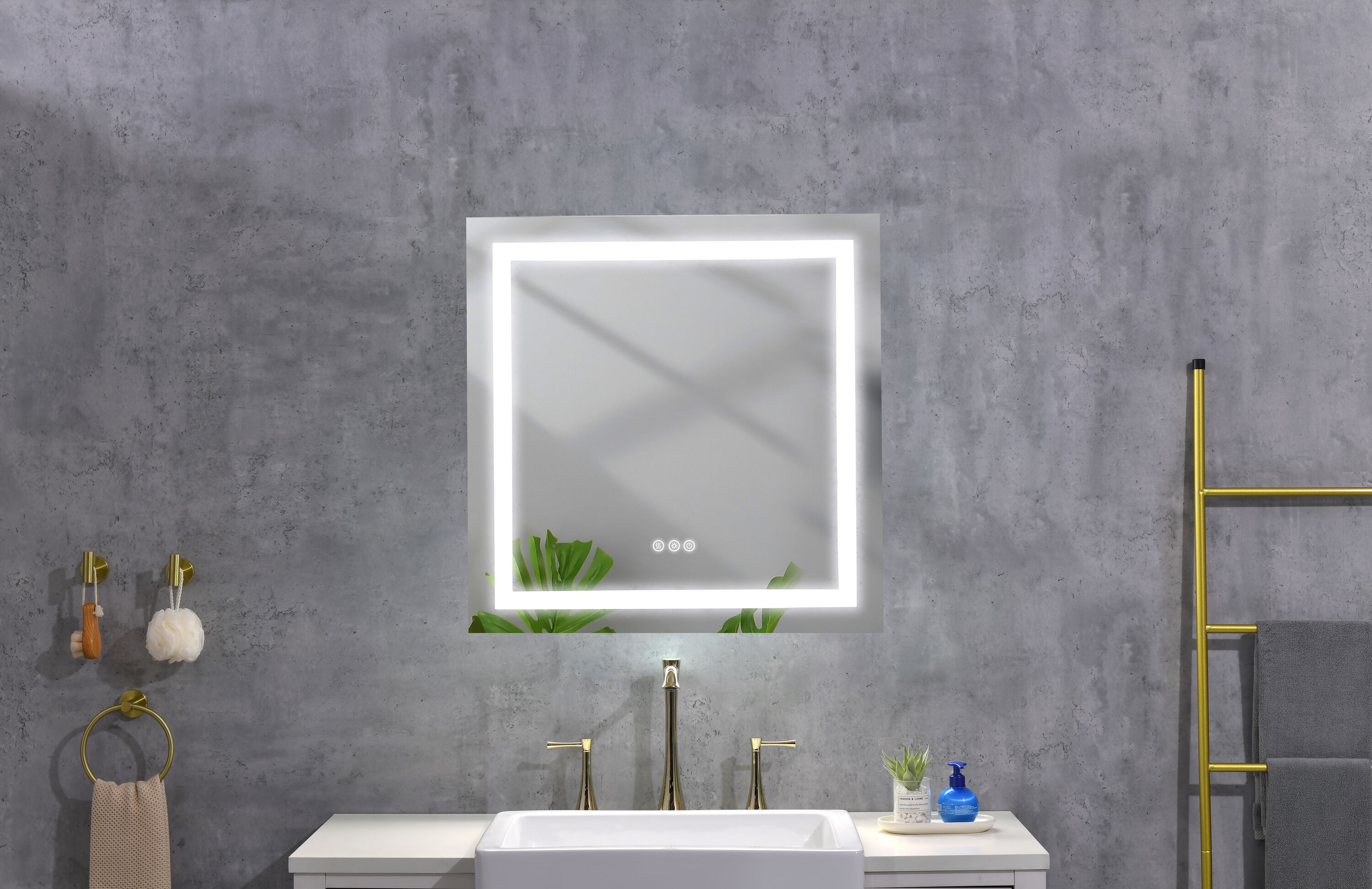 Vacolite KP-3636-WKBK Framed-Bath-Mirrors - View #9