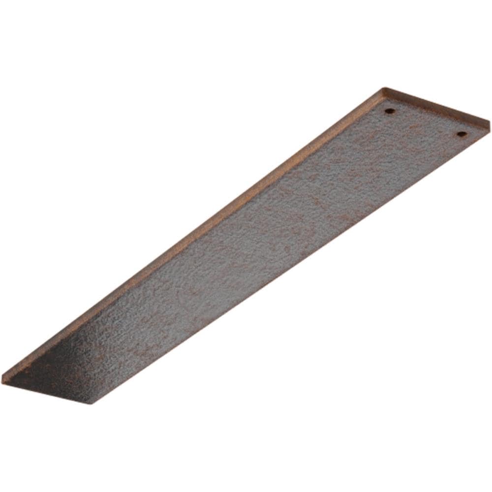 Ekena Millwork BKTM03X20LOACO Logan Hidden 20-in x 3-in x 0.25-in Antique copper Steel Mounting bracket