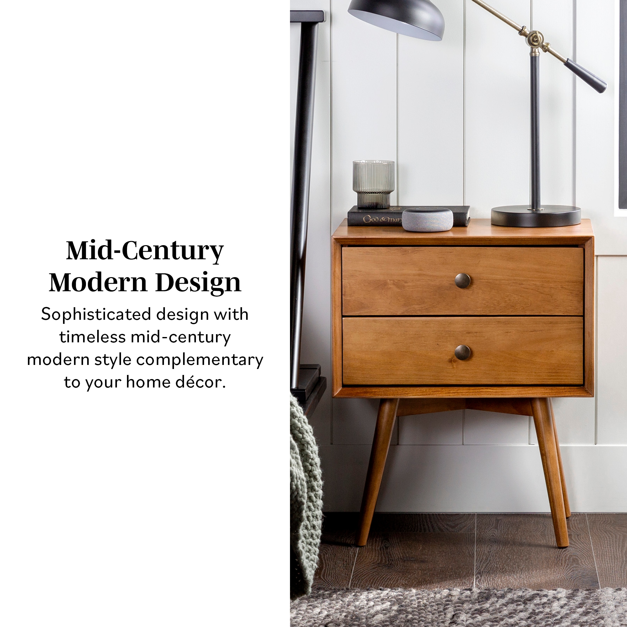 Walker Edison LWR25MC2DCA nightstands - View #13