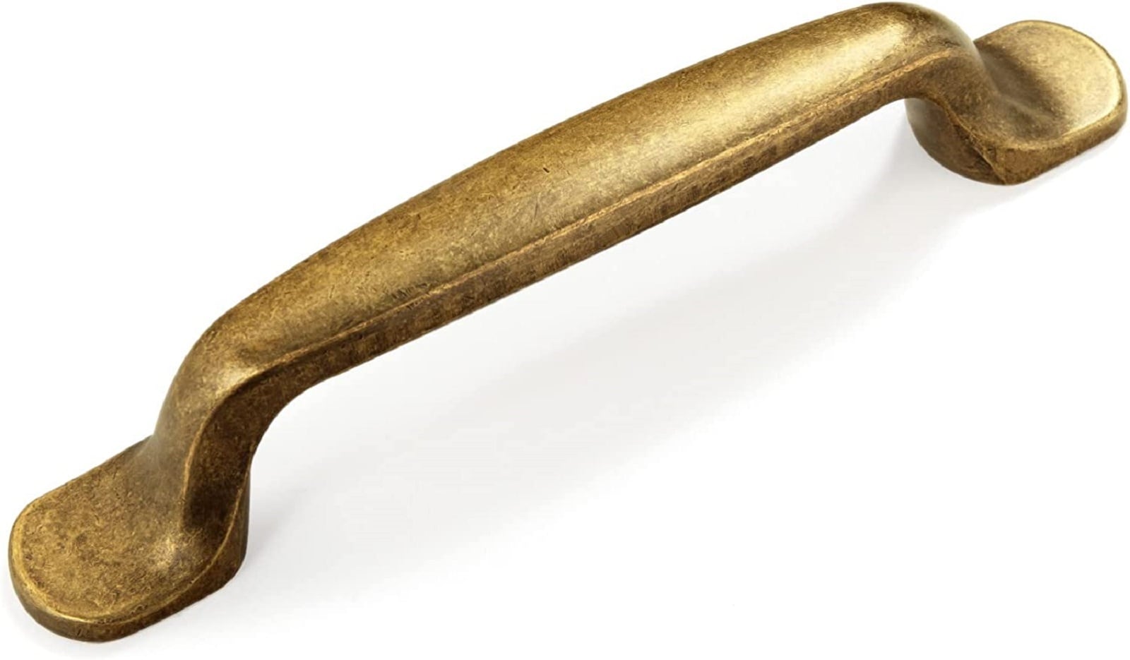 Miaokesen 1587GT-96 3-3/4-in , 96mm Center to Center Antique Brass Arch Handle 6 -Pack