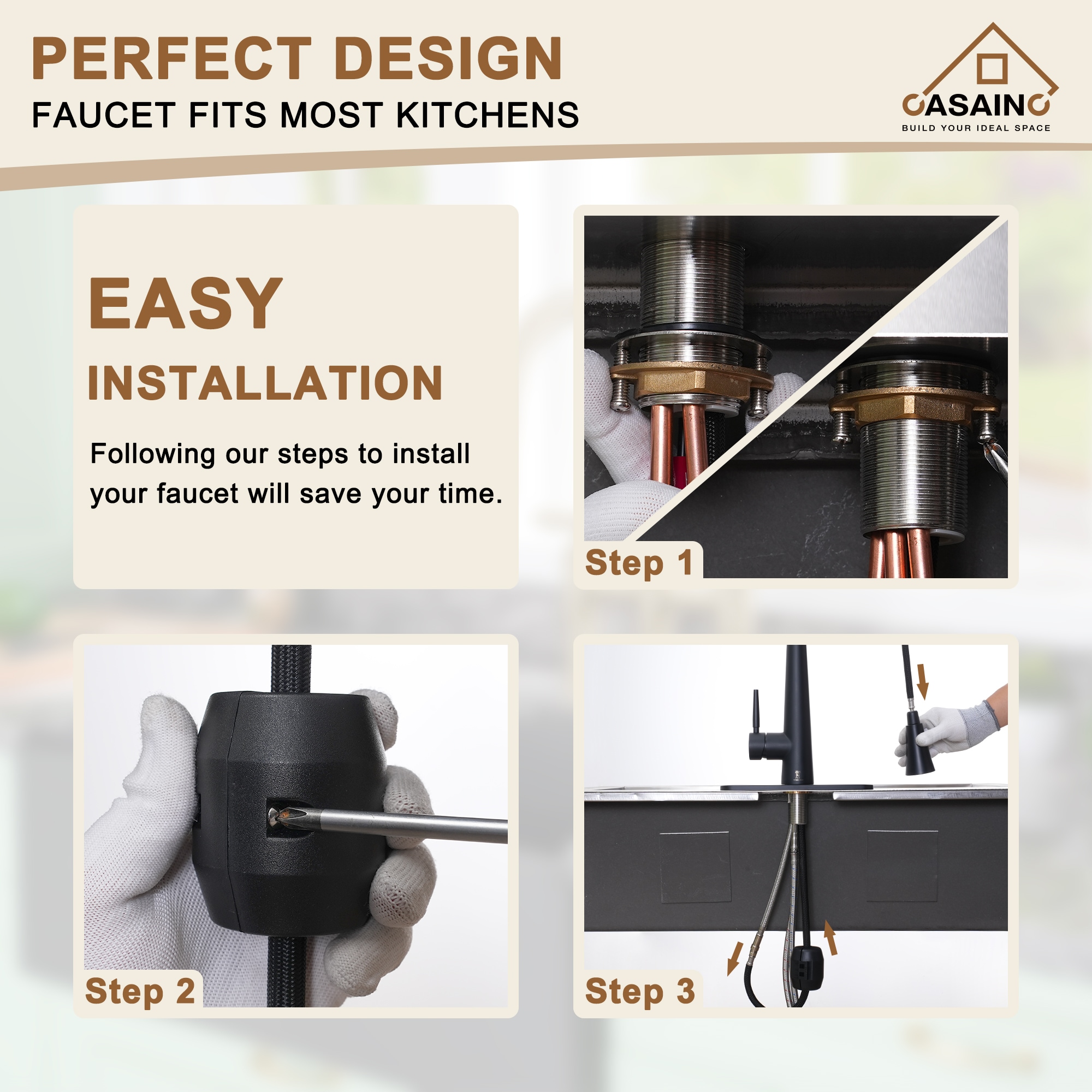 CASAINC CA-YWBG34 Kitchen-Faucets - View #8