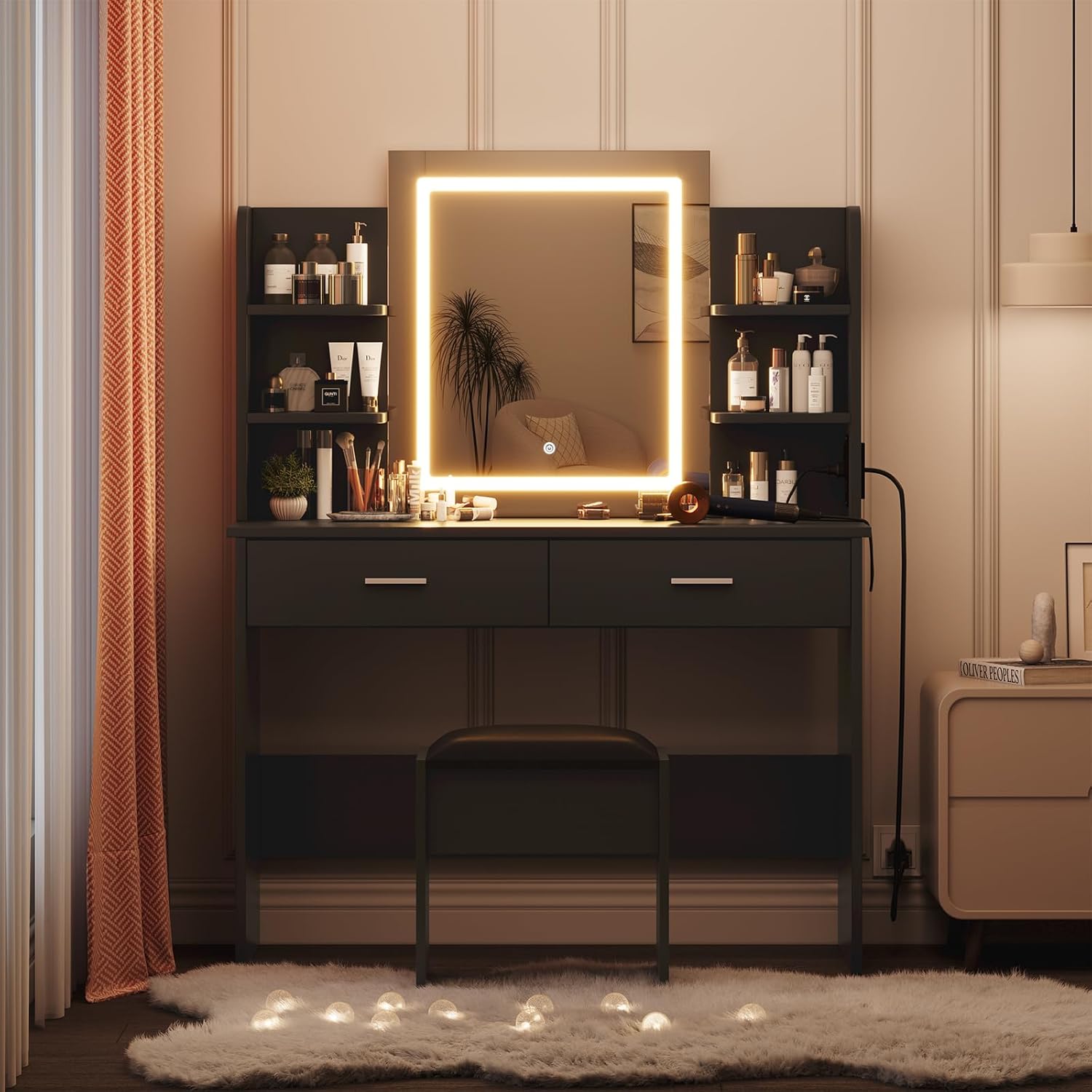 Qeetex LHF-SZT-PHO-14CN7CUQ Bedroom-Vanities - View #3
