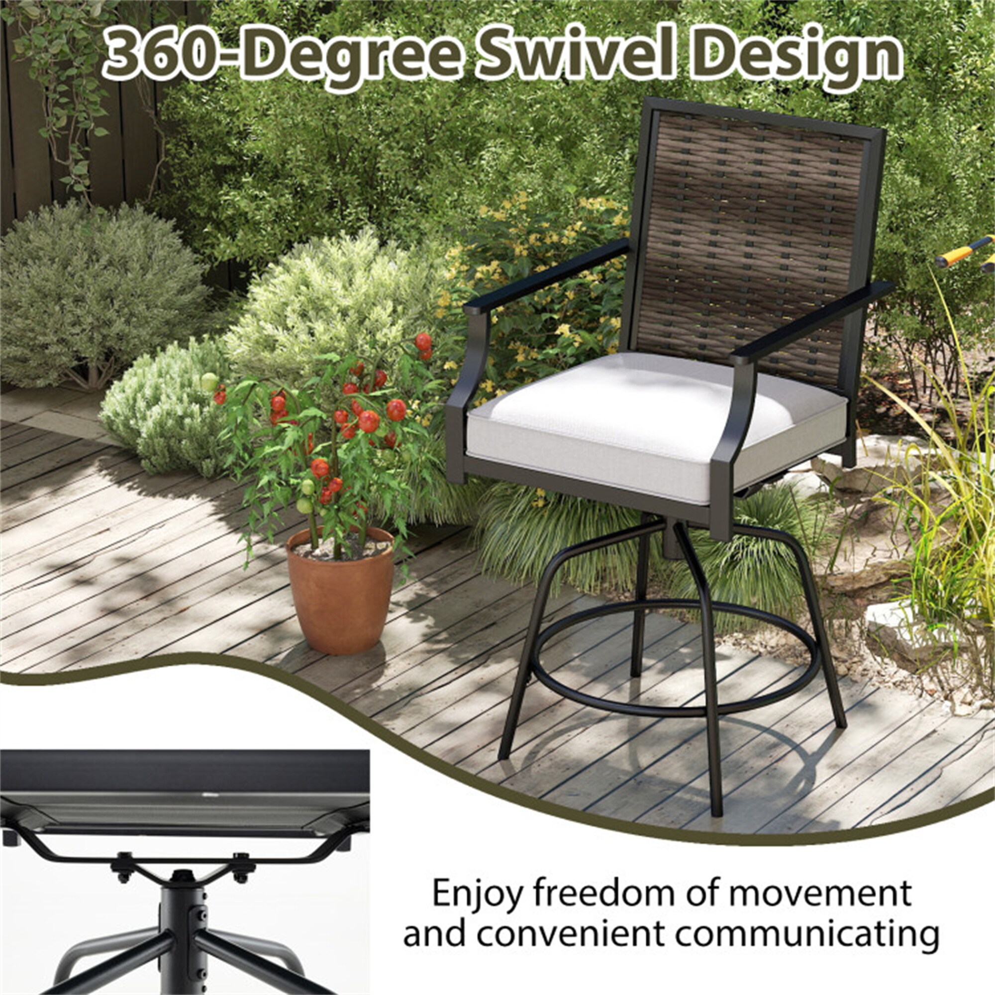 BABOOM BOM-3936WH-CO Patio-Chairs - View #9