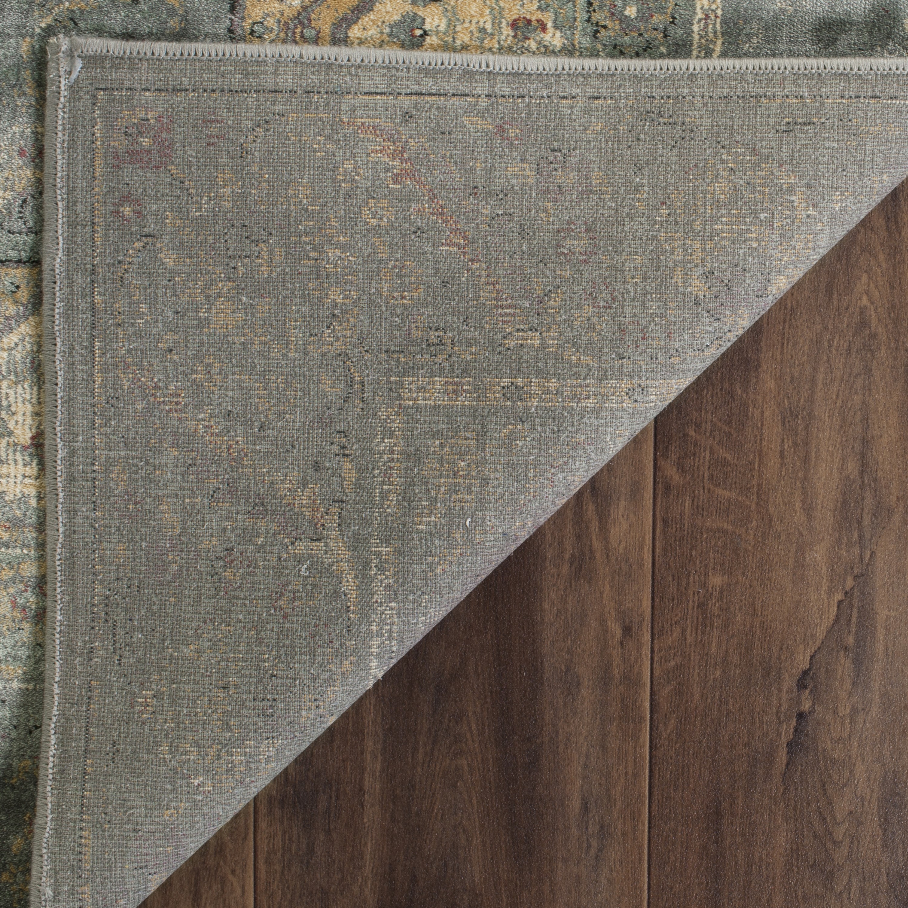 Elegance Revived Gray Viscose Hand-Knotted Area Rug