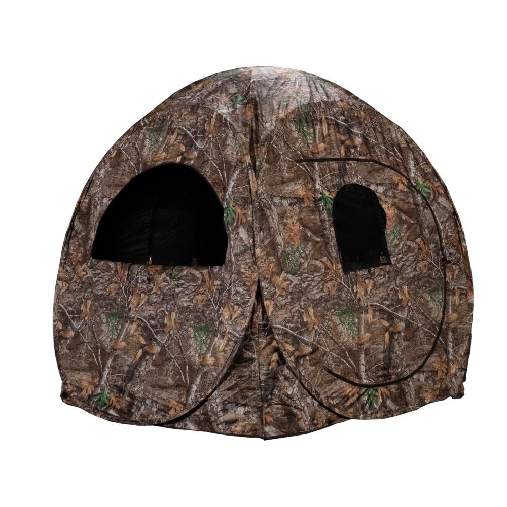 Details about   Edge Camouflage Pop Up Hunting Blind Realtree Deer Turkey Portable Ground 1 Man 