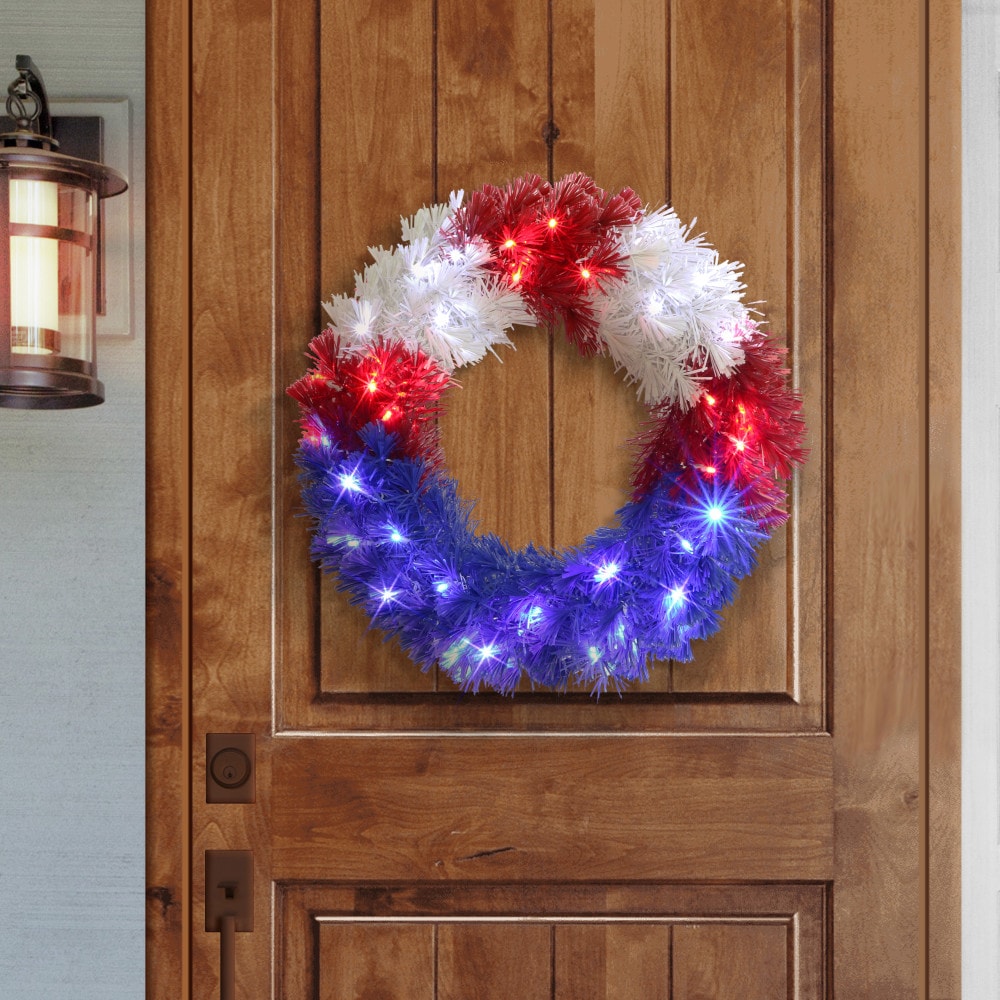 Puleo International 3818A-W24L035 Artificial-Christmas-Wreaths - View #2