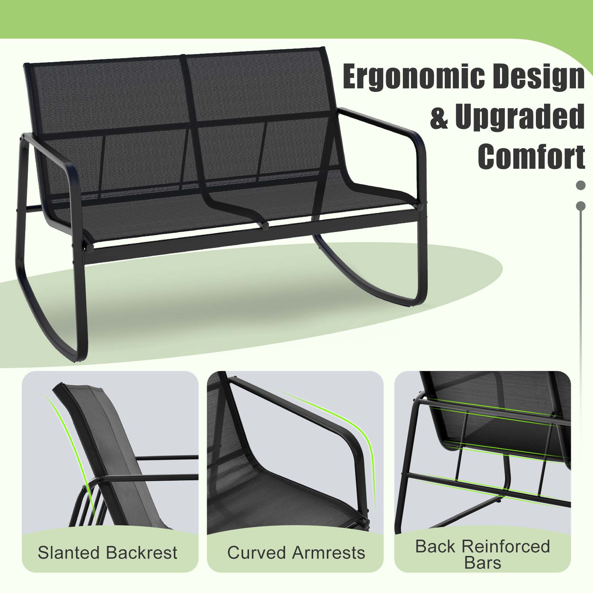 Costway HCST00703 Patio-Conversation-Sets - View #5