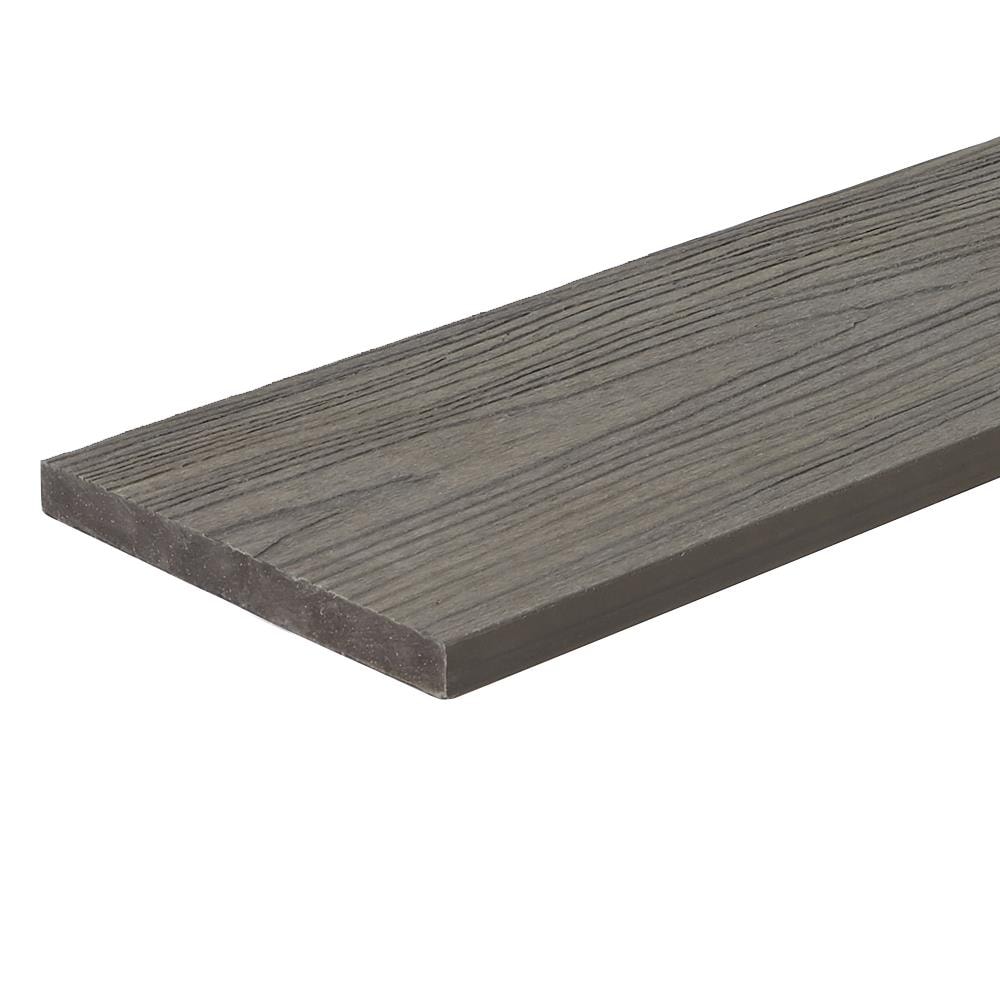 Sylvanix Elite 12-ft Aspen Grey Square Composite Riser Deck Board in ...