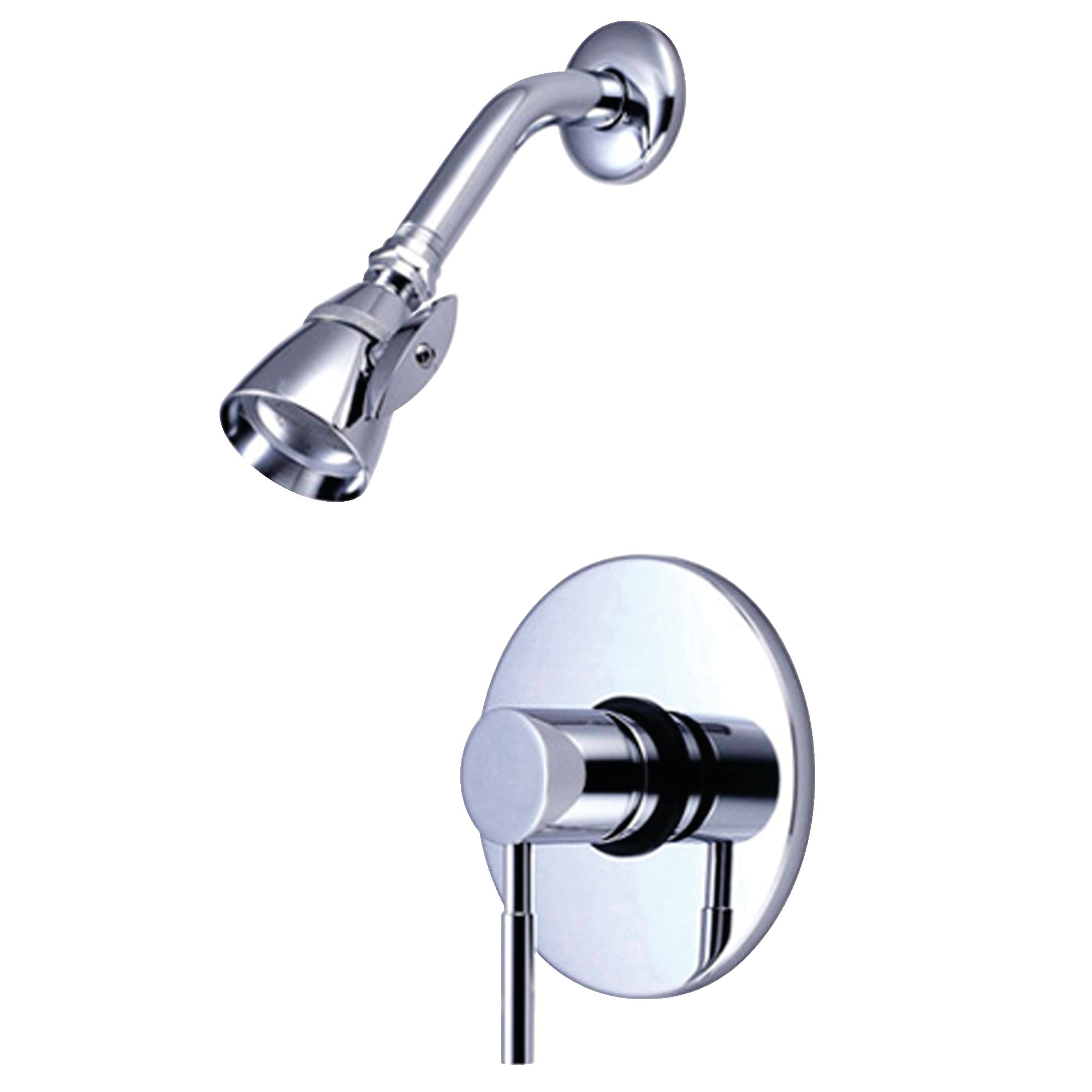 Elements of Design EB8691DLSO Concord Chrome 1-handle Single function 3.75-Inches Round Shower Faucet with Valve
