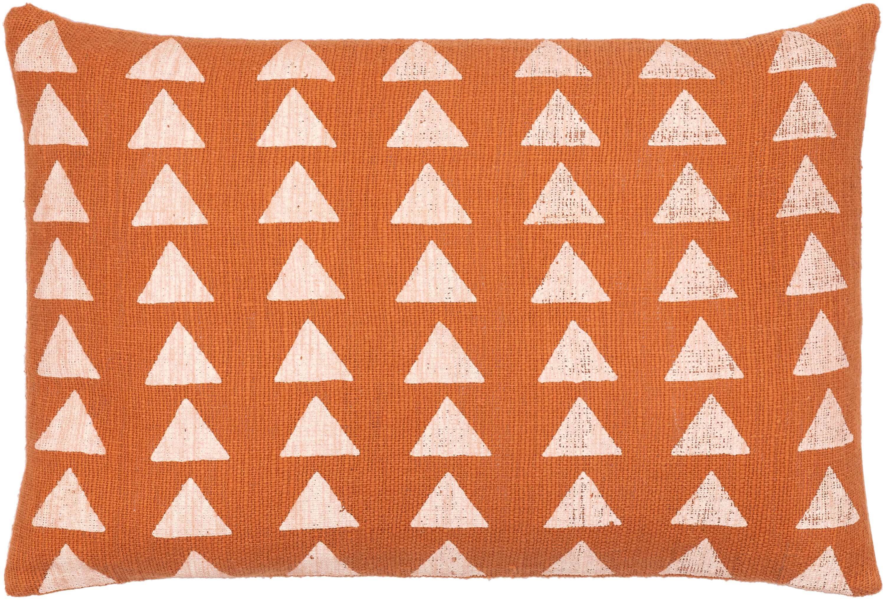 Surya MAA003-1422D Malian 14-in x 22-in Brick Oblong Indoor Decorative Pillow