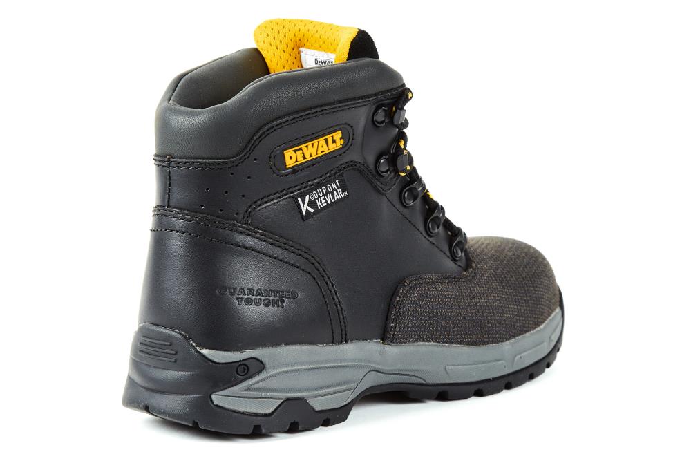 DEWALT Mens Black No (Not Recommended For Wet Areas) Steel Toe Work ...