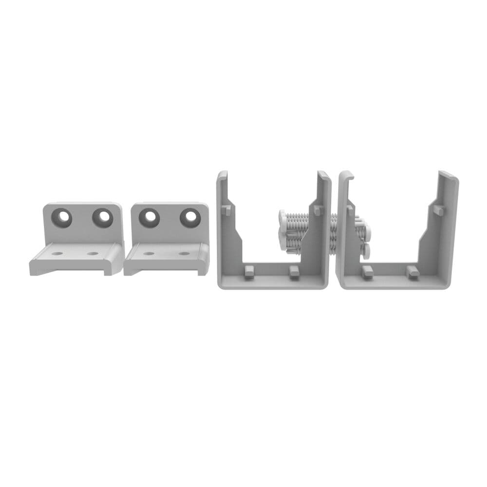Freedom 73050446 6.32-in x 3.14-in VersaRail White Aluminum Line connector