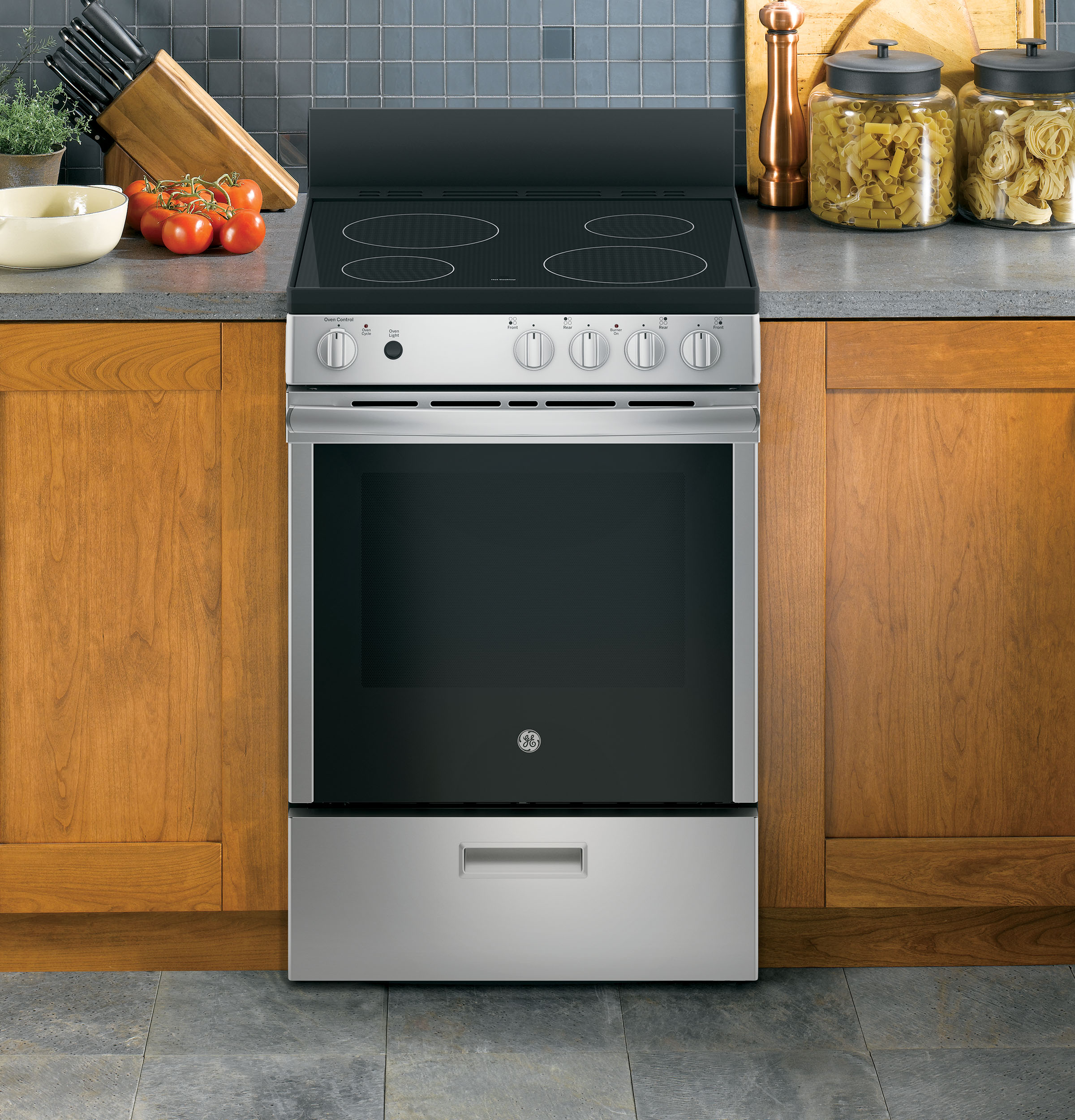 GE 24 Inch Compact Electric Range 4-Burner, Stove,Stainless Steel,9991 –  APPLIANCE BAY AREA