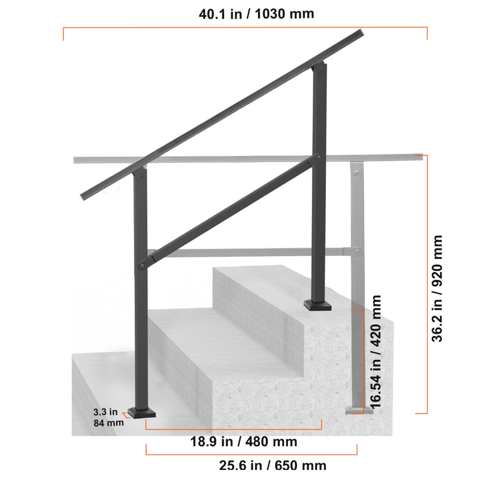 Mecale YAS-YJAQDJ Interior-Stairpart-Railing - View #9