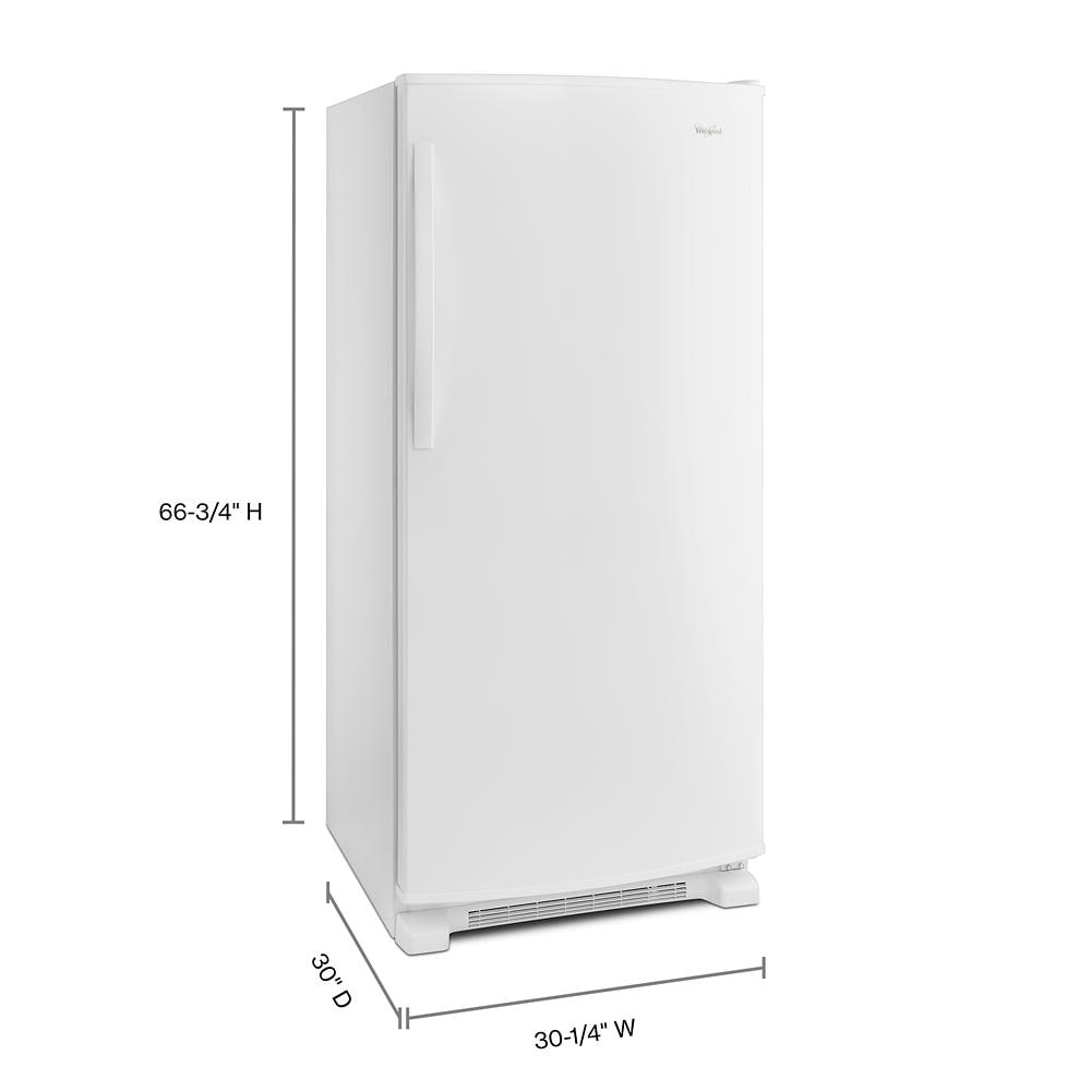 Whirlpool 17.7-cu ft Freezerless Refrigerator (White) ENERGY STAR