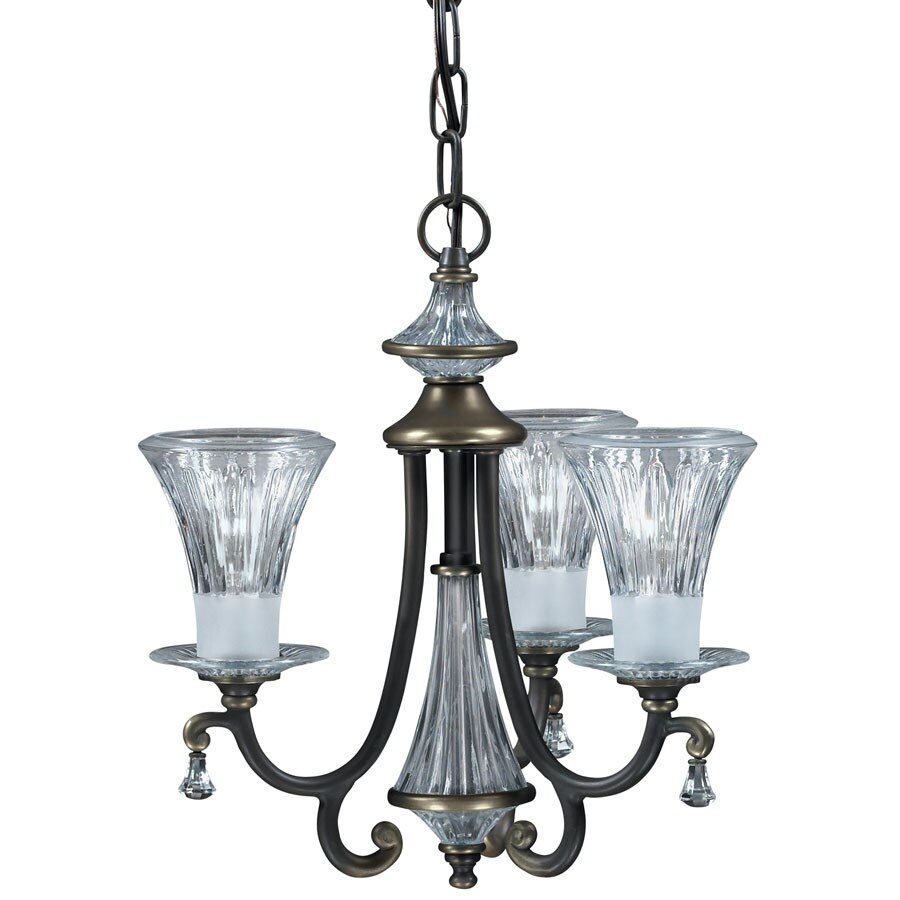 Portfolio 34182 Windham 3-Light Olde Bronze Vintage Chandelier