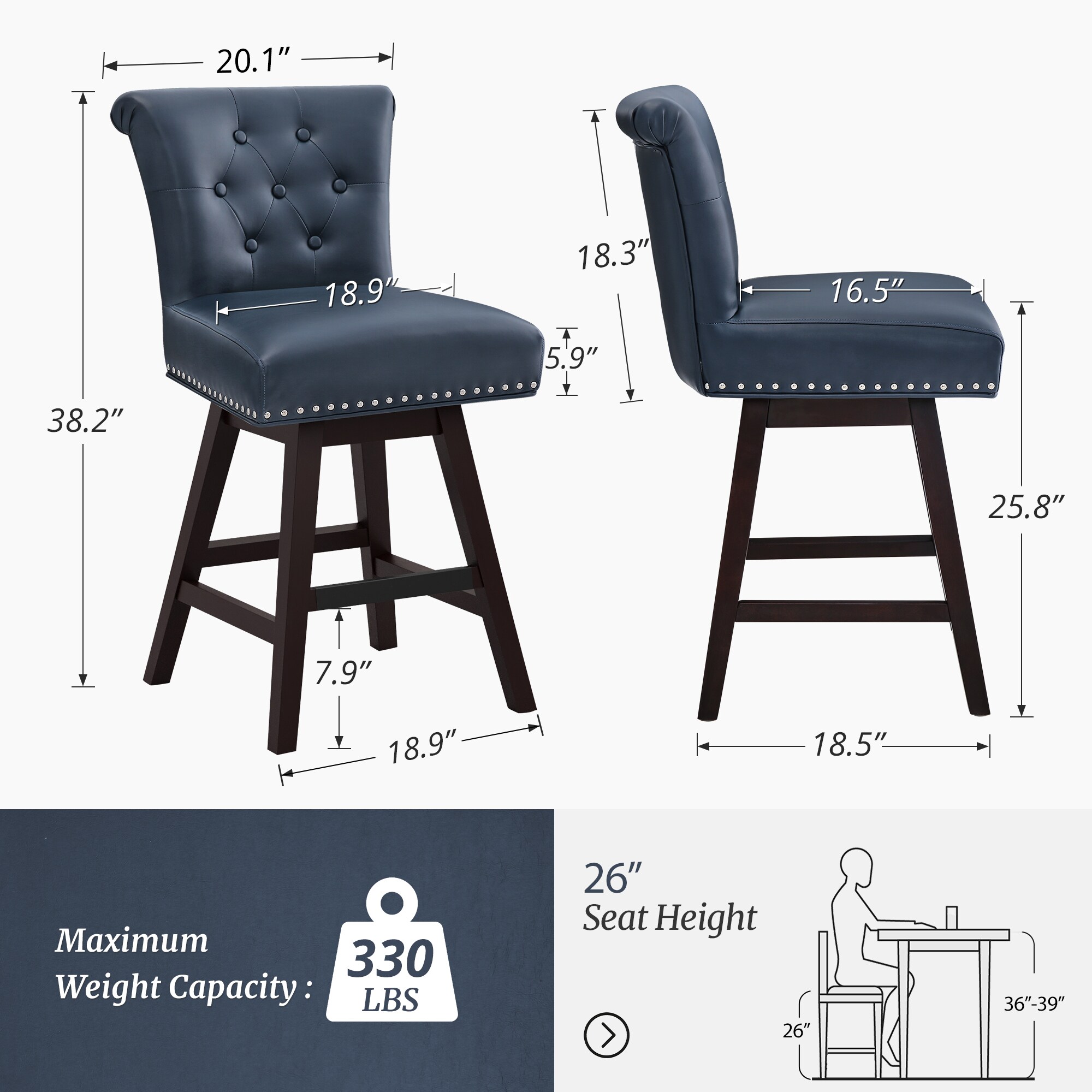 LUE BONA YB-015-03LS stools - View #2