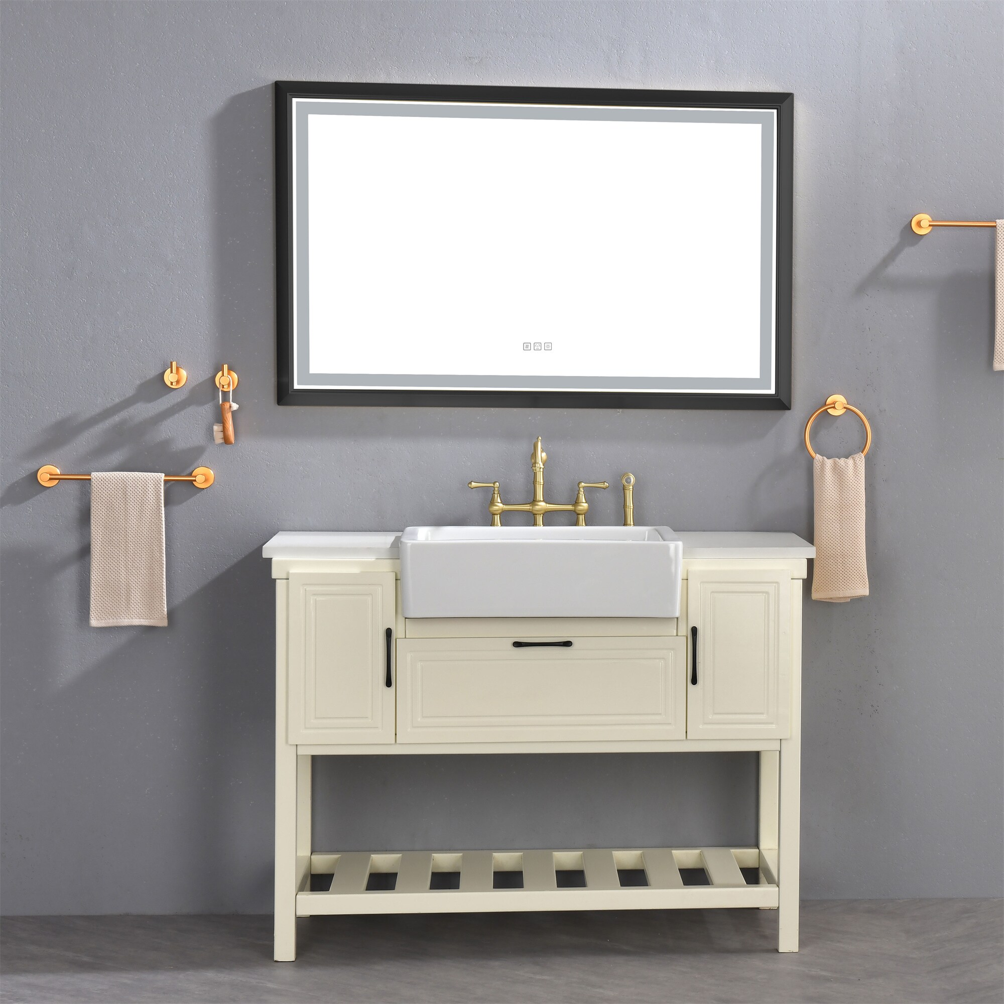 BABOOM BOM-0122120-OR Framed-Bath-Mirrors - View #2