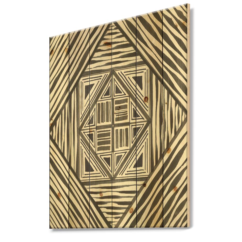 Designart WD30184-12-20 20-Inches H x 12-Inches W Modern Wood Print