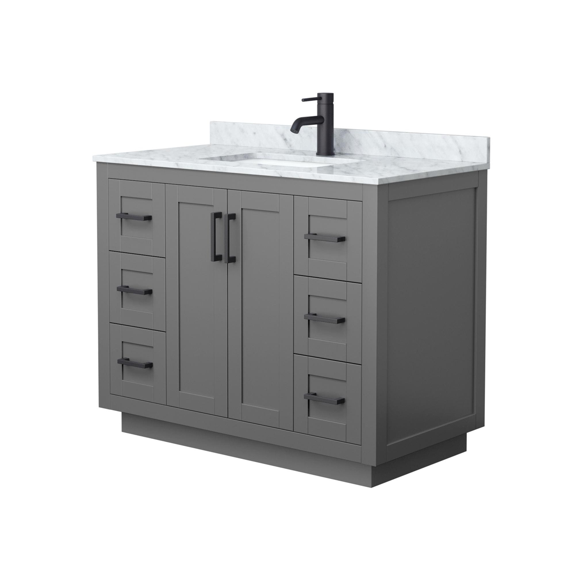 Wyndham Collection WCF292942SGBCMUNSMXX Bath-Vanity-Combo - View #2