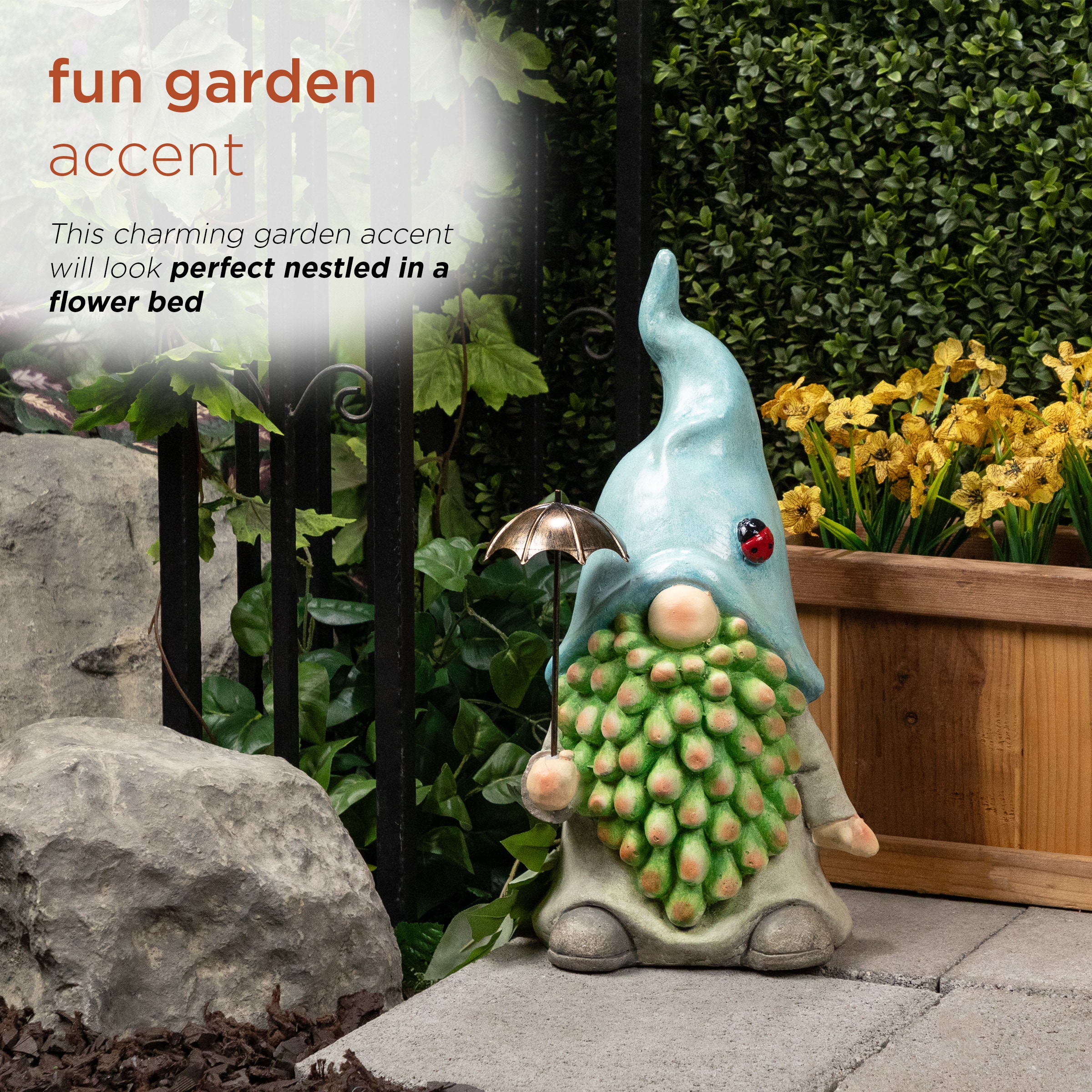 Alpine Corporation QWR1468 Garden-Statue - View #6