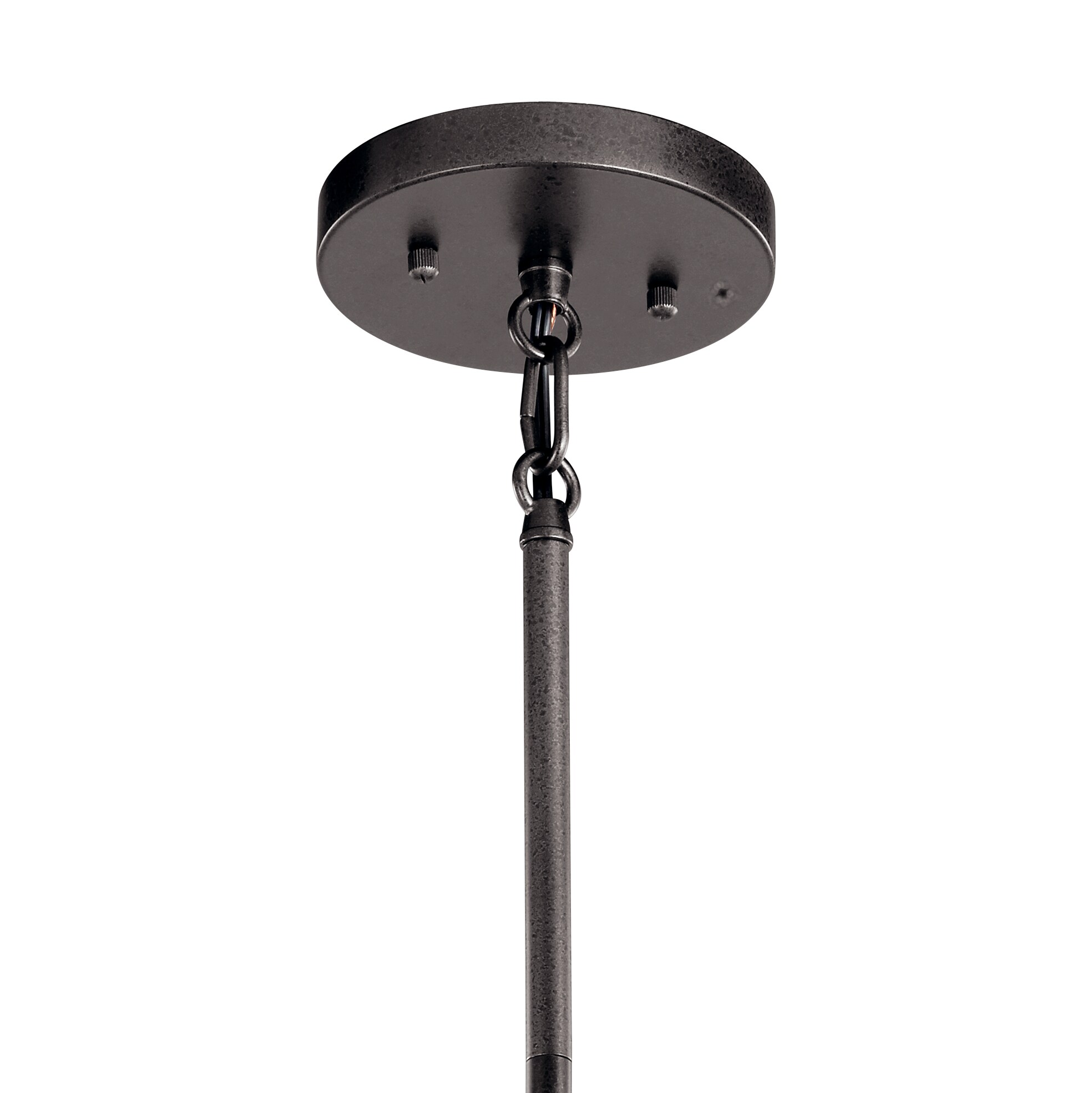 Kichler Lozano Black Coastal Bell Mini Hanging Pendant Light in the ...