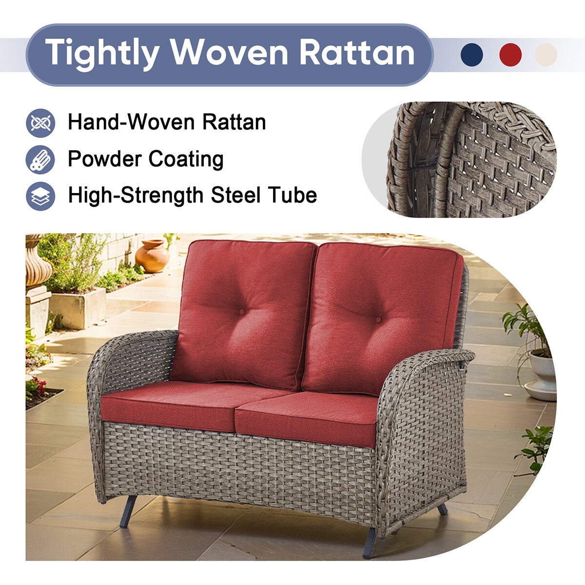 Rilyson FSKWGY12G-5 Patio-Chairs - View #5