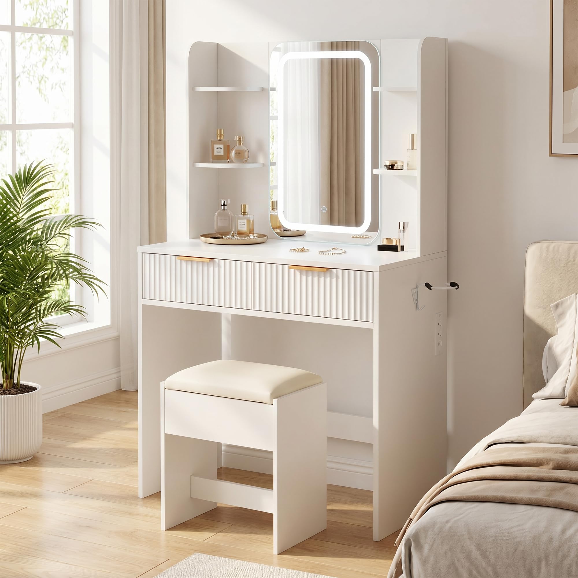 Garvee CPO-F6YEJLFEQ42HB-P Bedroom-Vanities - View #3