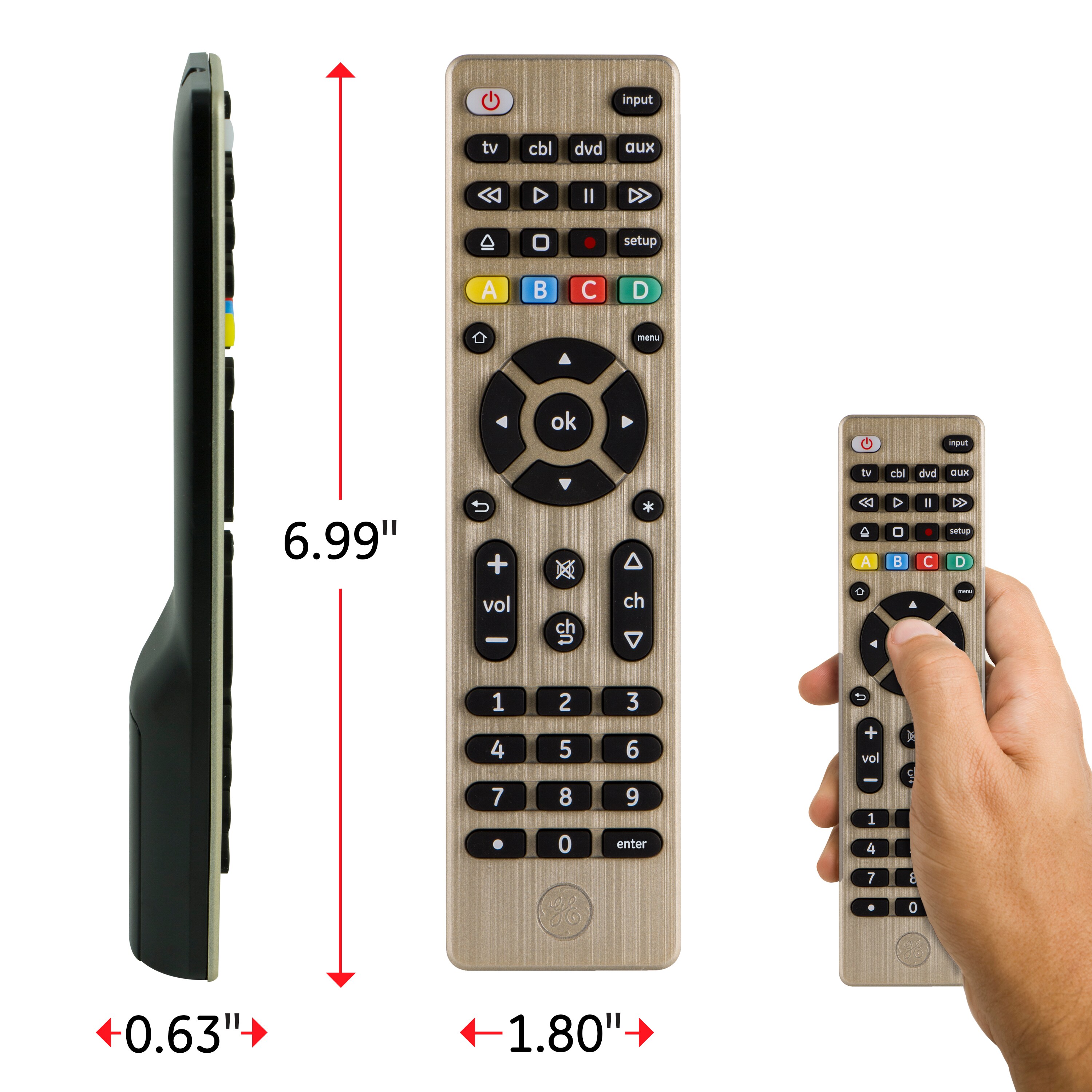 GE 33710 Multimedia-Remote-Controls - View #5