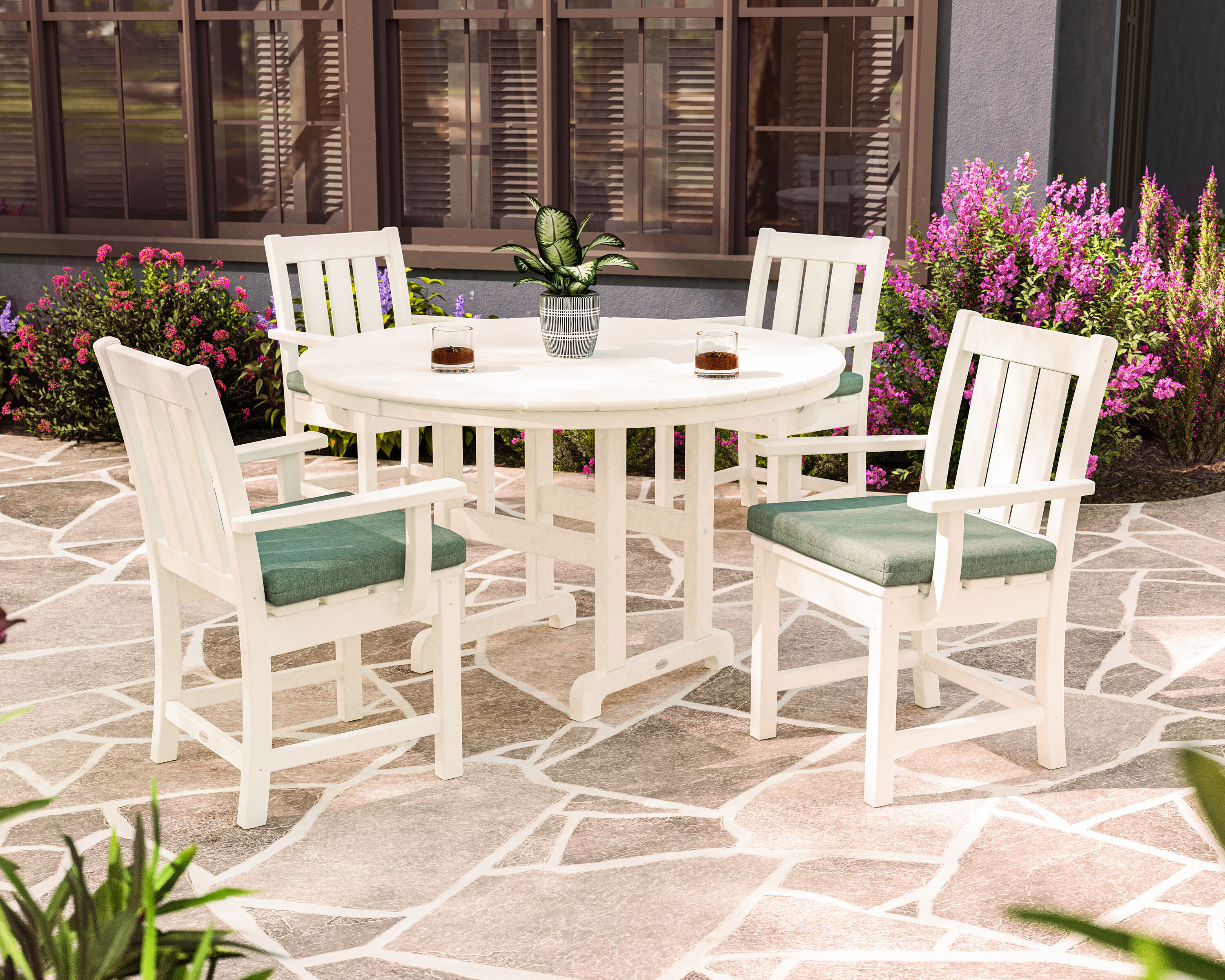 POLYWOOD PWS2086-1-GR Patio-Dining-Sets - View #2