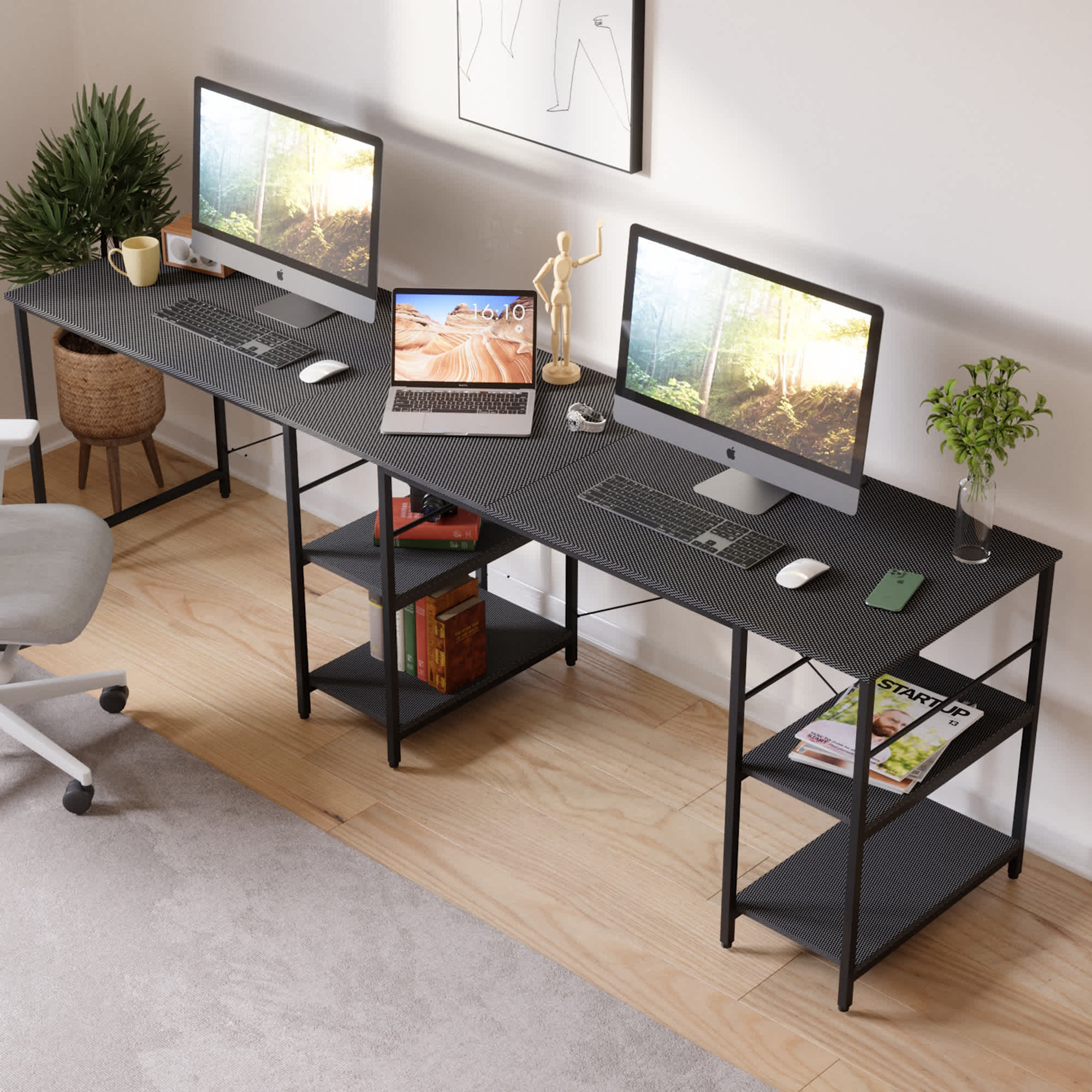 Bestier LOW-15158-D31GAM desks - View #5