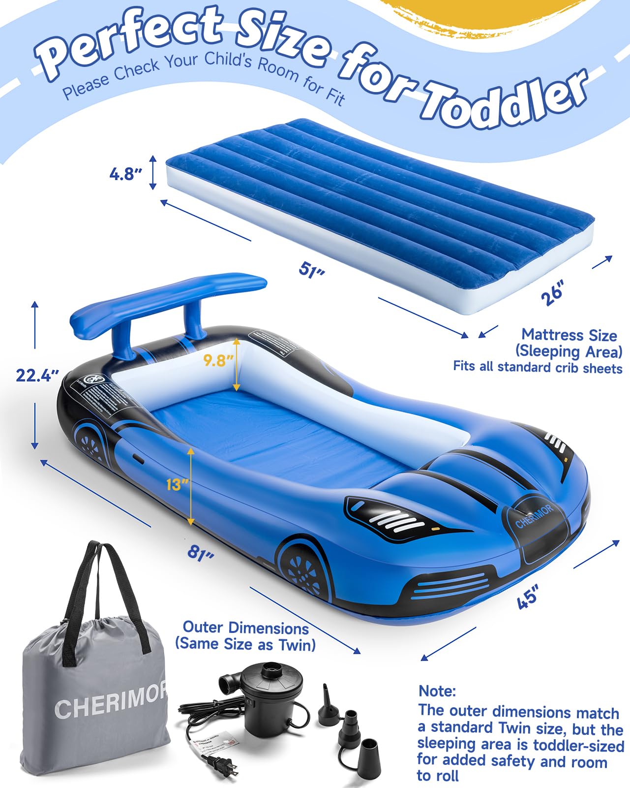 Teamson AE-RC-10-BEBE Air-Mattresses - View #2
