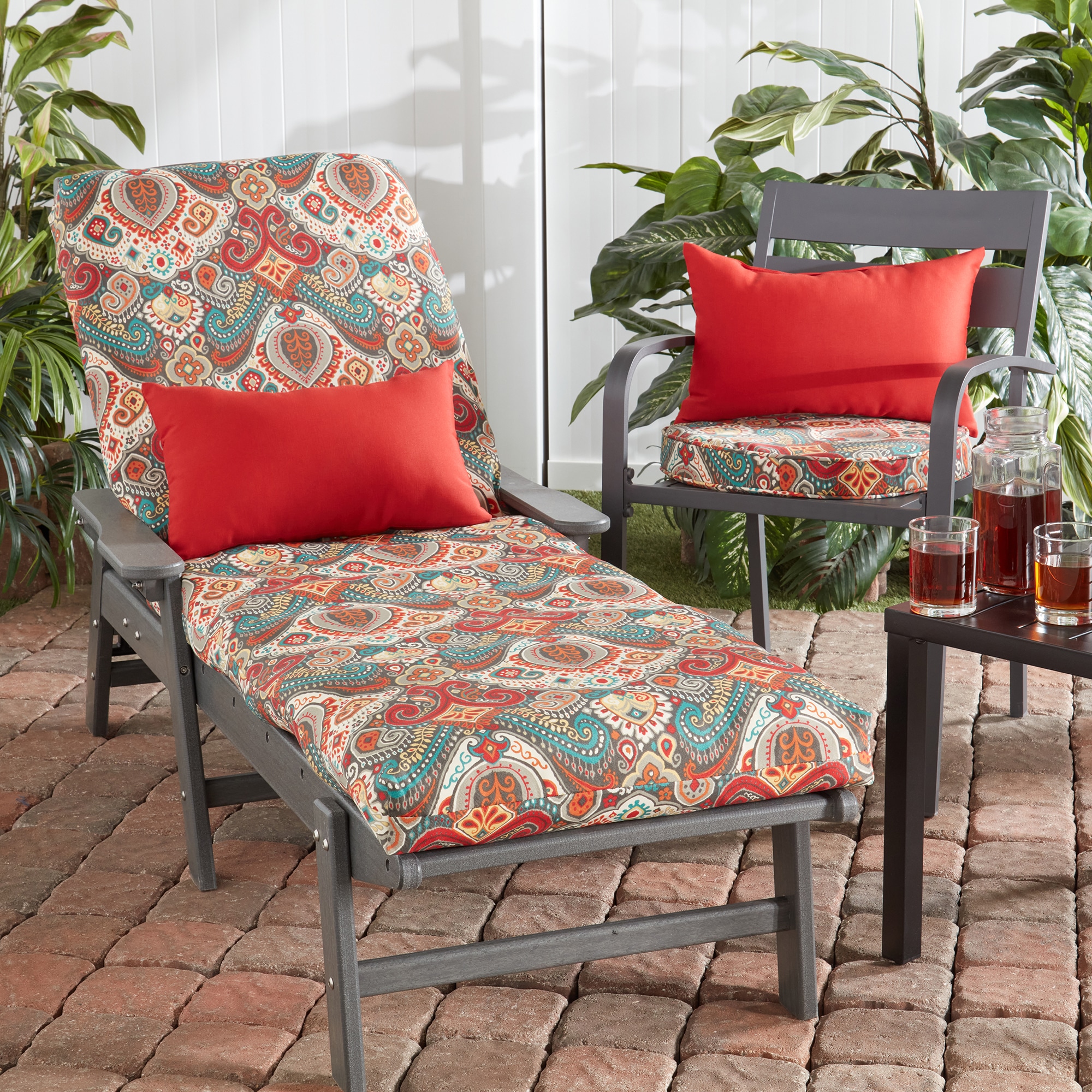 Greendale Home Fashions OP1150S2-ASBURYPARK Patio-Furniture-Cushions - View #6